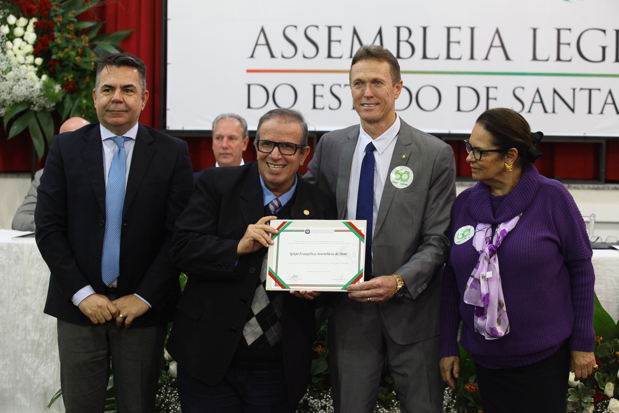 Sessão Solene em Homenagem aos 60 anos do Município de São Ludgero