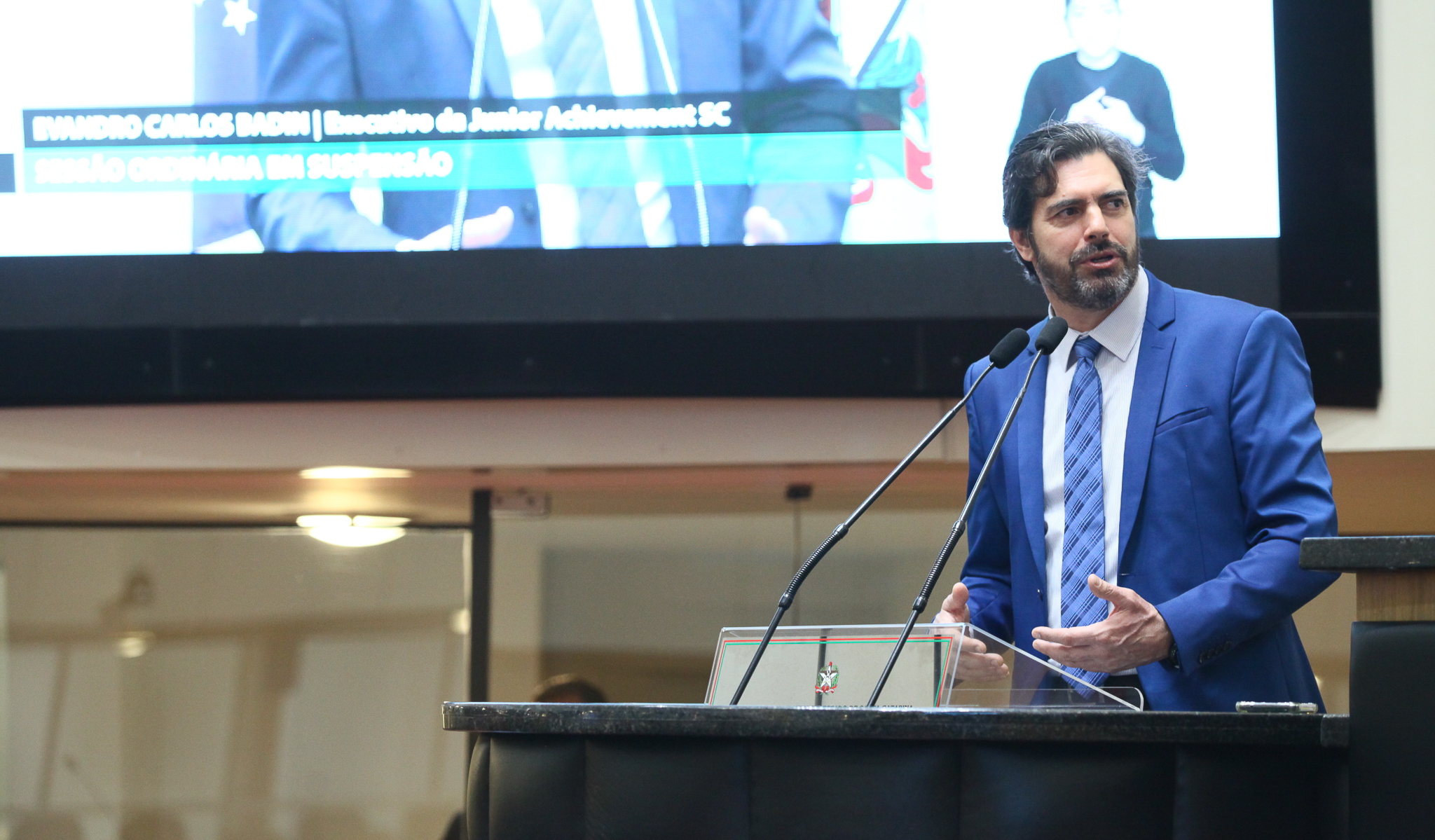 Evandro Carlos Badin - Executivo da Junior Achievement SC