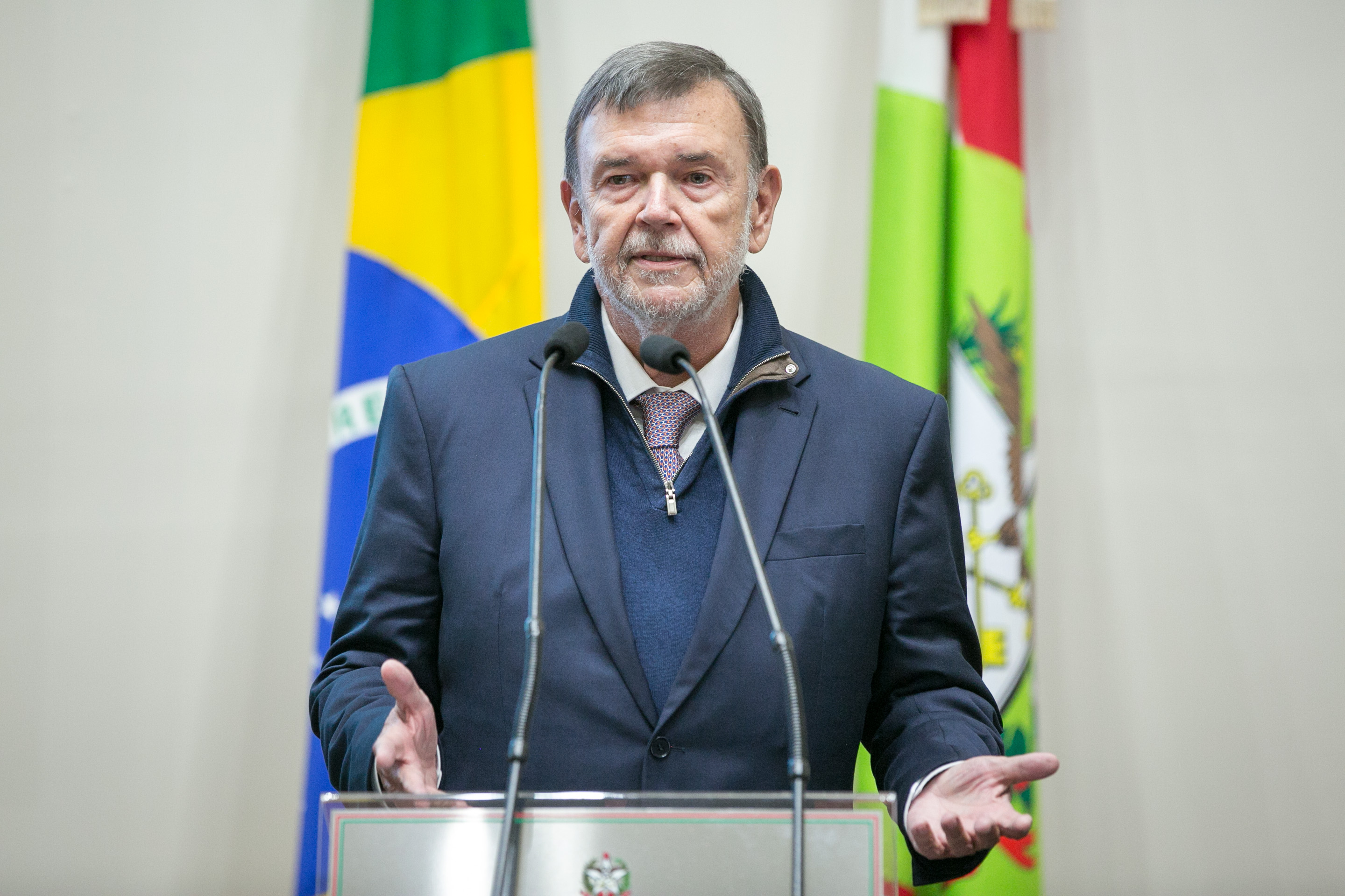 Presidente do conselho consultivo e diretor-presidente da Lince Participações e Empreendimentos, Leopoldo Schmalz,