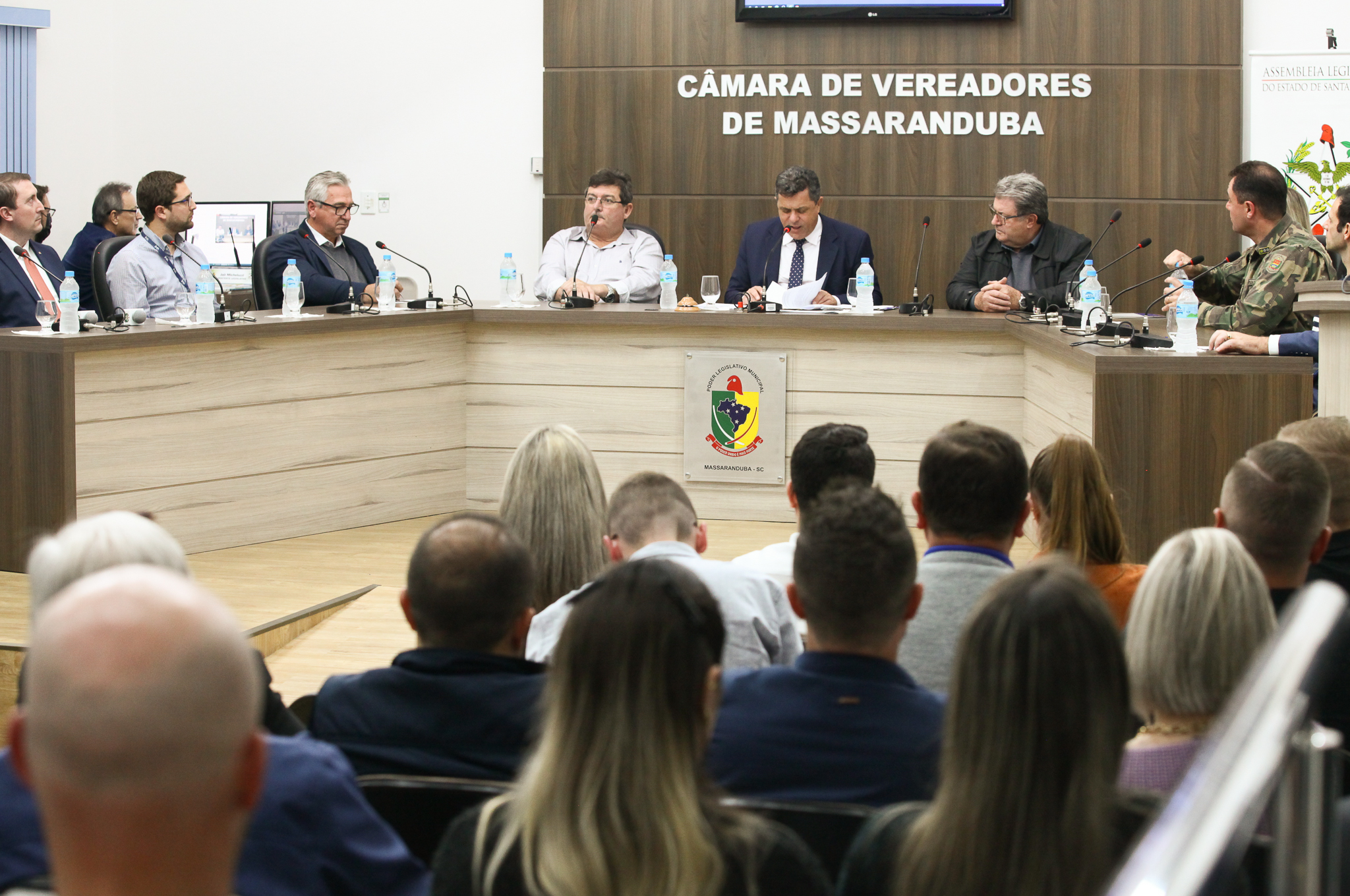 Audiência Pública para discutir a Contaminação Ambiental do Rio 7 de janeiro e, Massaranduba, SC