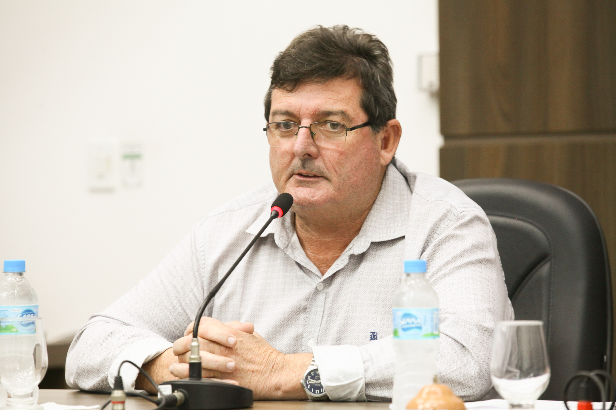 Audiência Pública para discutir a Contaminação Ambiental do Rio 7 de janeiro e, Massaranduba, SC- Paulo Oliveira (PSDB),  prefeito de Massaranduba