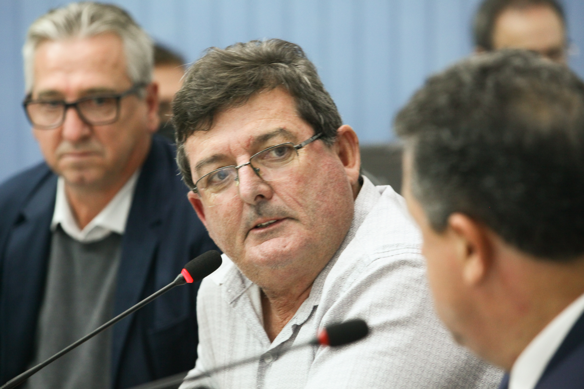 Audiência Pública para discutir a Contaminação Ambiental do Rio 7 de janeiro e, Massaranduba, SC- Paulo Oliveira (PSDB),  prefeito de Massaranduba
