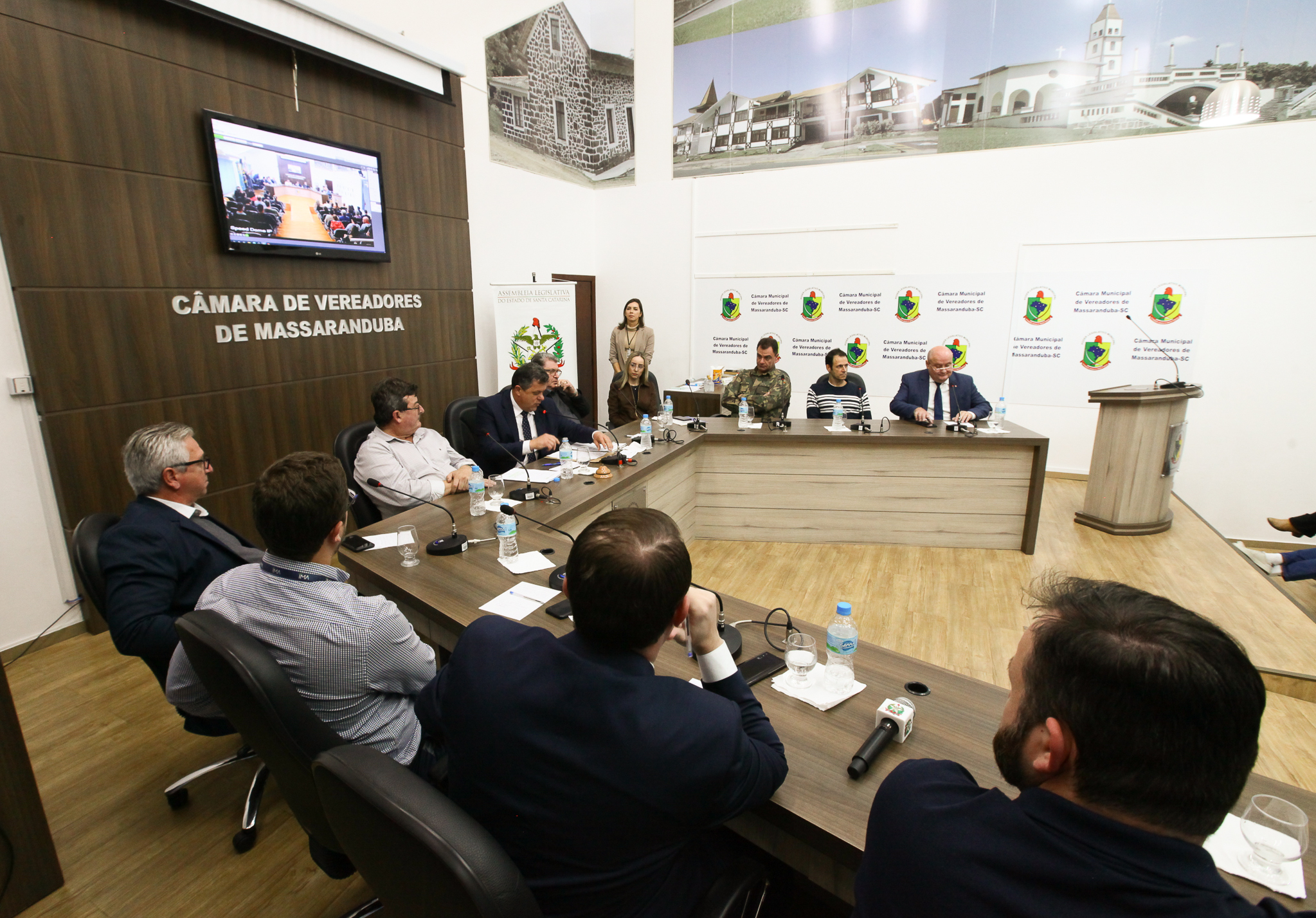 Audiência Pública para discutir a Contaminação Ambiental do Rio 7 de janeiro e, Massaranduba, SC
