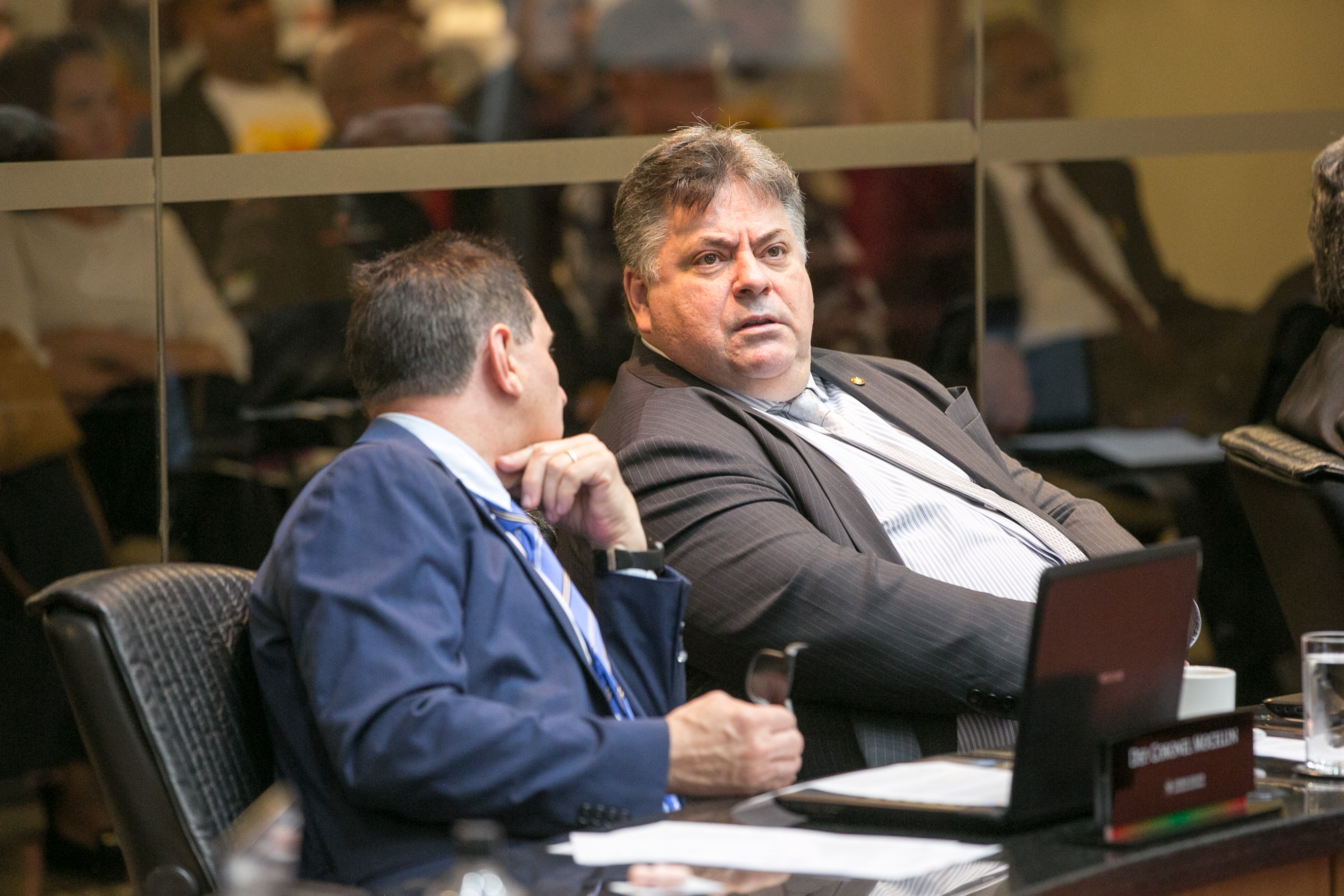 Deputado Coronel Mocellin (Republicanos) e Deputado Sergio Motta (Republicanos)