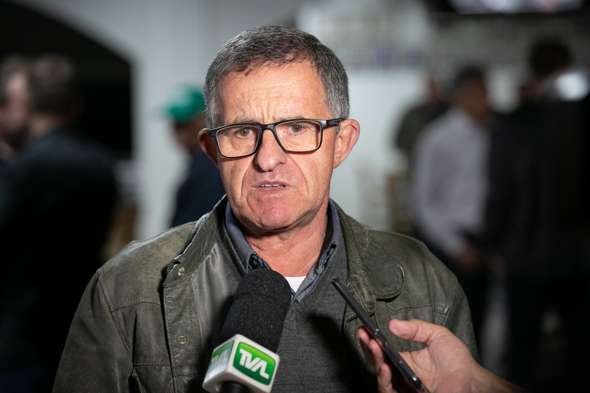 Presidente da Associação de Moradores de Gaspar Alto, José Luis Gaspar Clerici