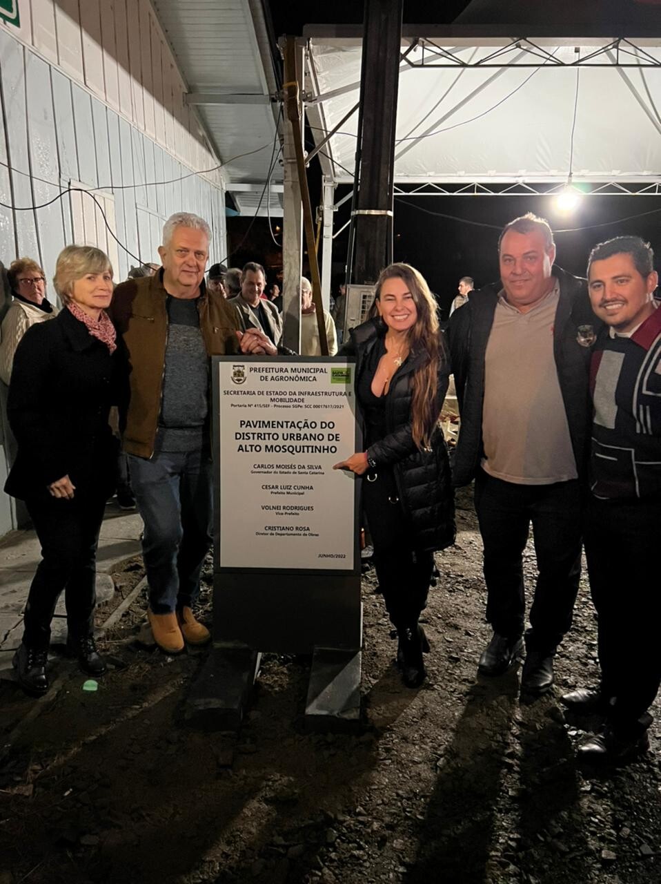 Deputada Paulinha e lideranças de Agronômica