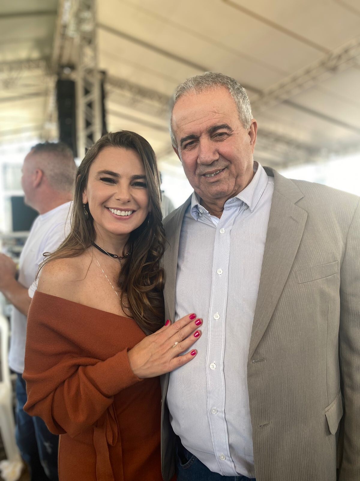 Deputada Paulinha e prefeito Elói Rocha