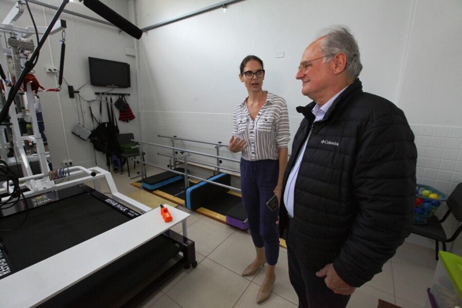 Caropreso visita as instalações da Apae de Jaraguá do Sul