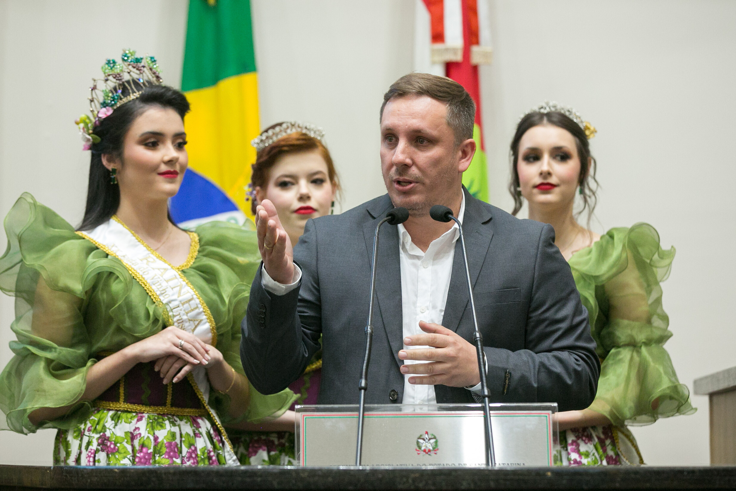 Rangel Quagliotto e a realeza da festa