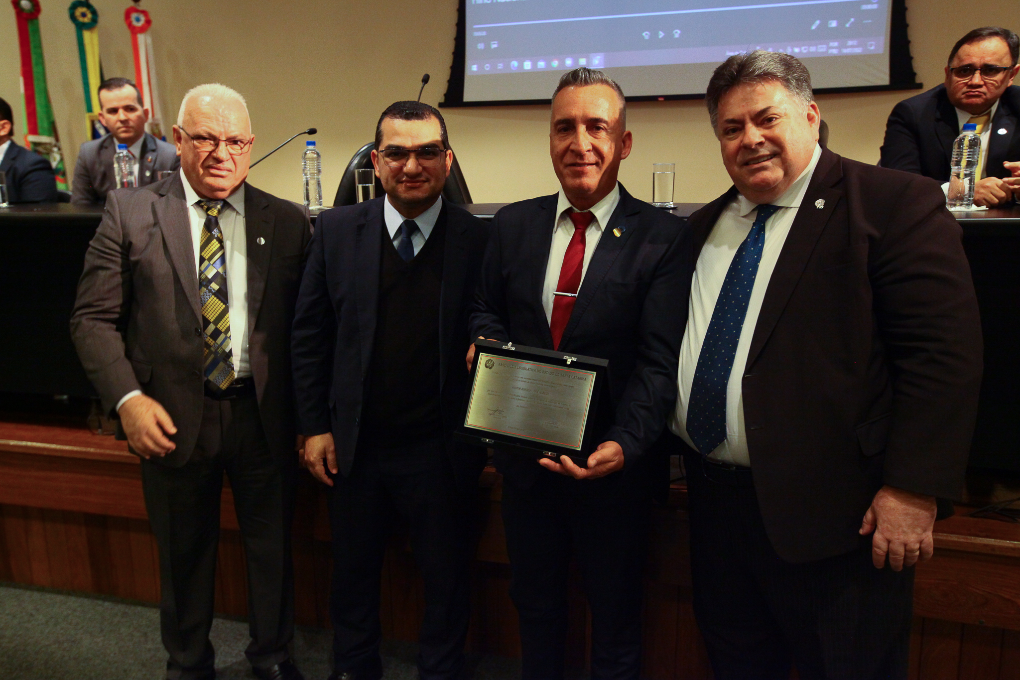 Homenagem em reconhecimento aos trabalhos desenvolvidos pelas Igrejas Evangélicas no Estado de Santa