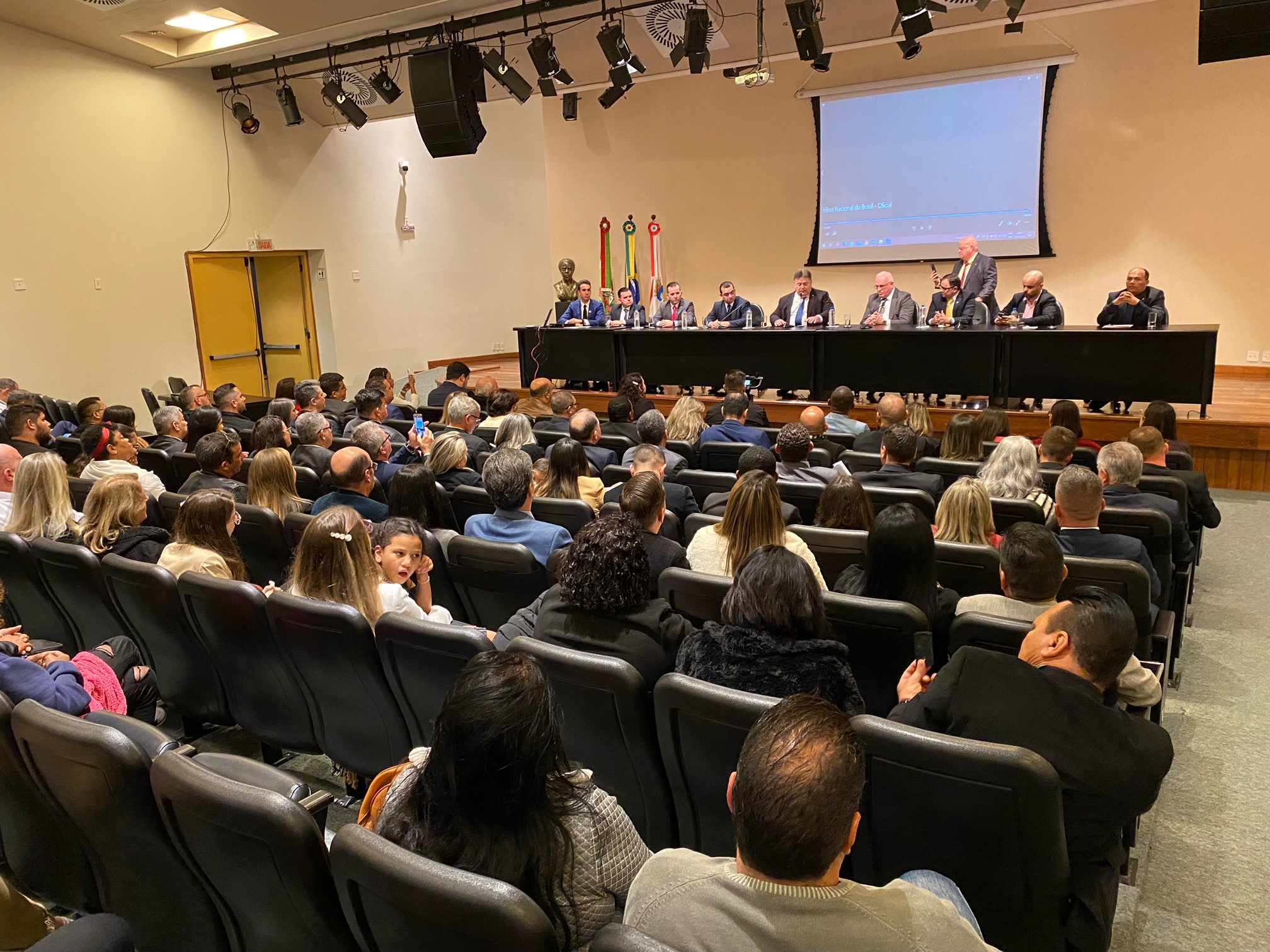Homenagem em reconhecimento aos trabalhos desenvolvidos pelas Igrejas Evangélicas no Estado de Santa