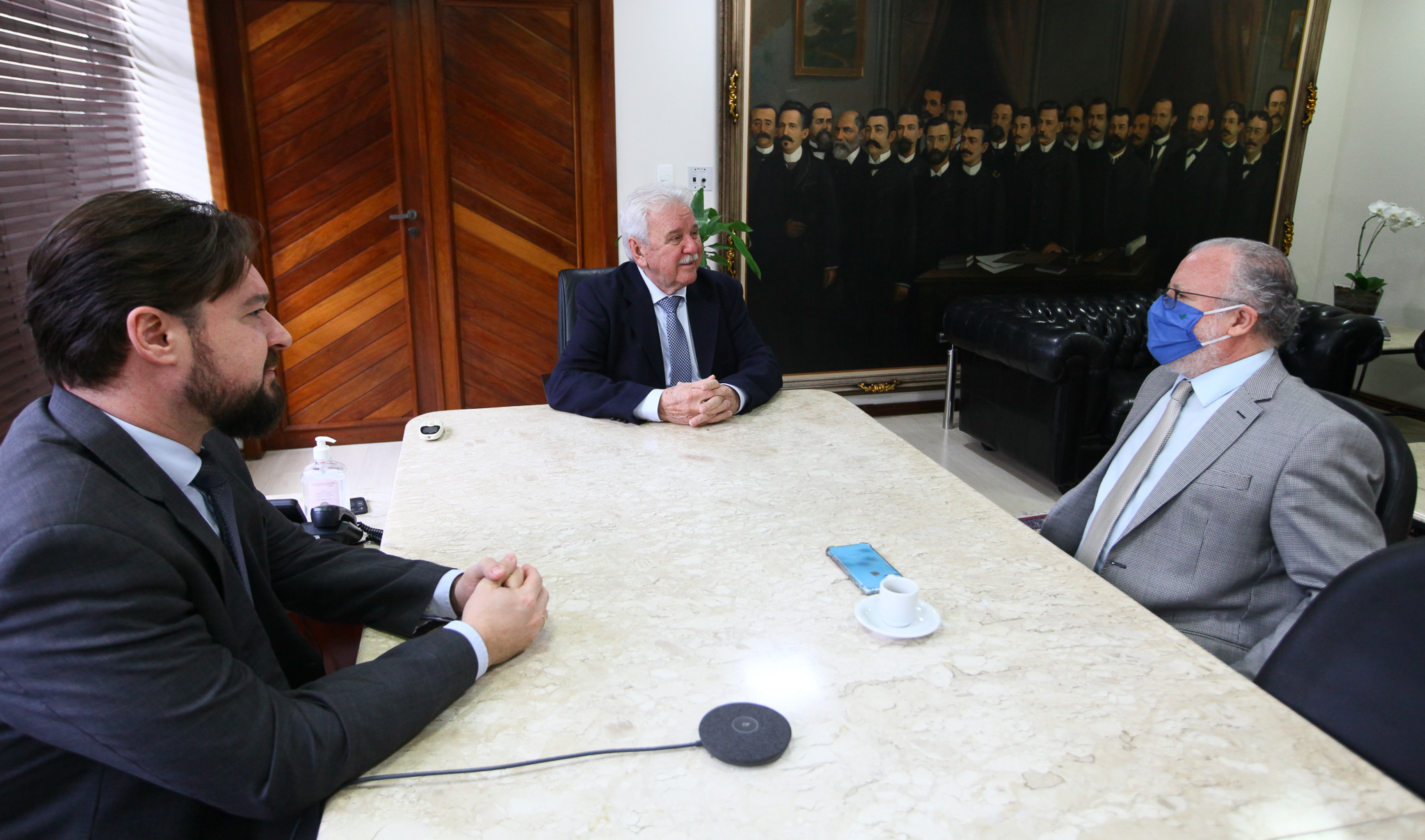 Presidência – Visita do Reitor da UFSC, professor  Irineu Manoel de Souza