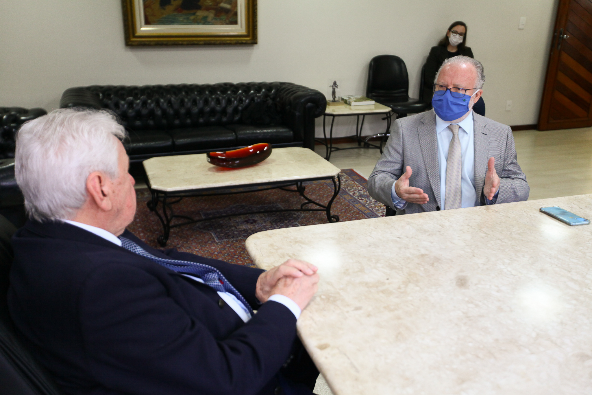 Presidência - Visita do Reitor da UFSC, professor  Irineu Manoel de Souza