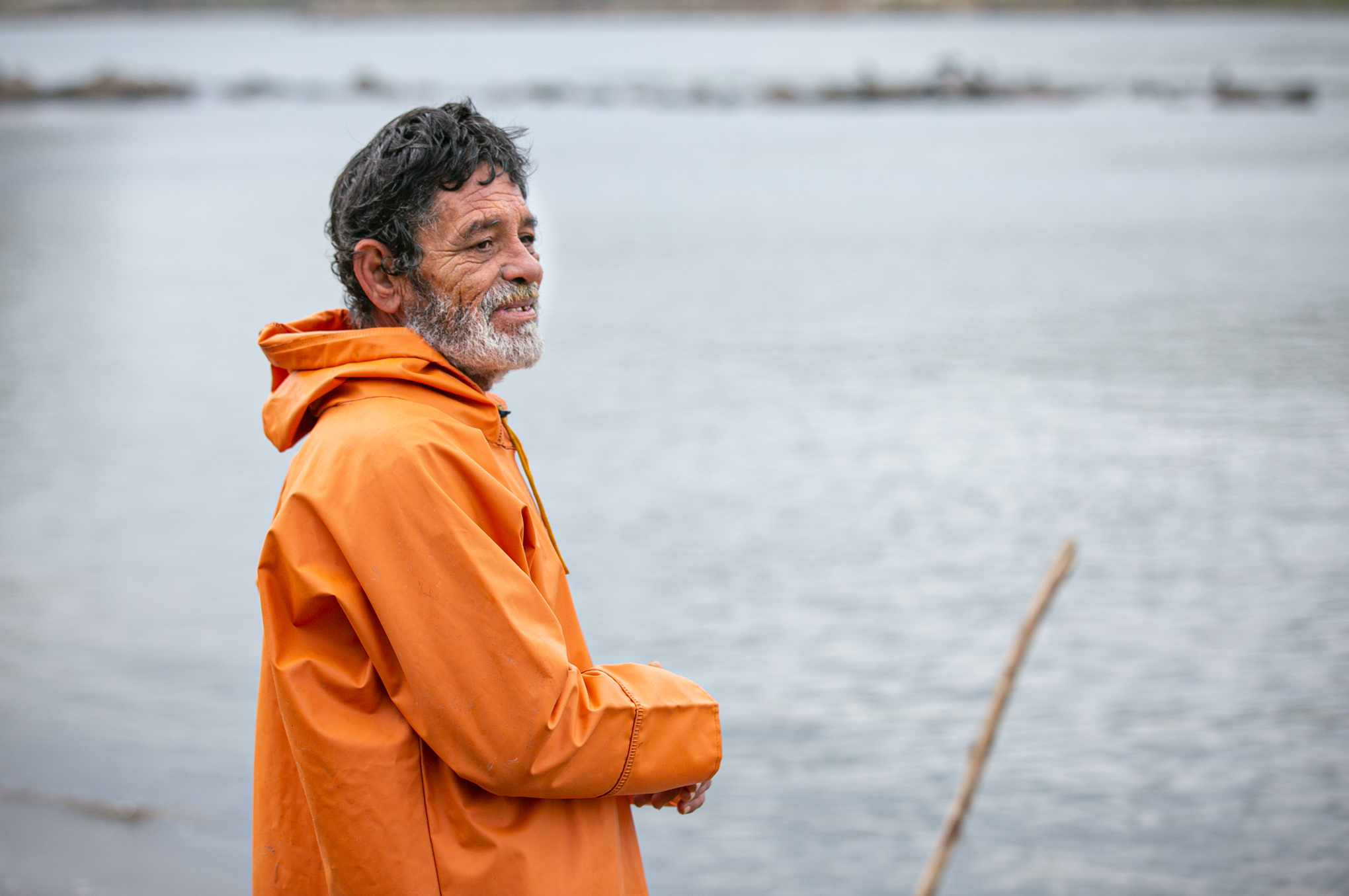 Pescador em Laguna