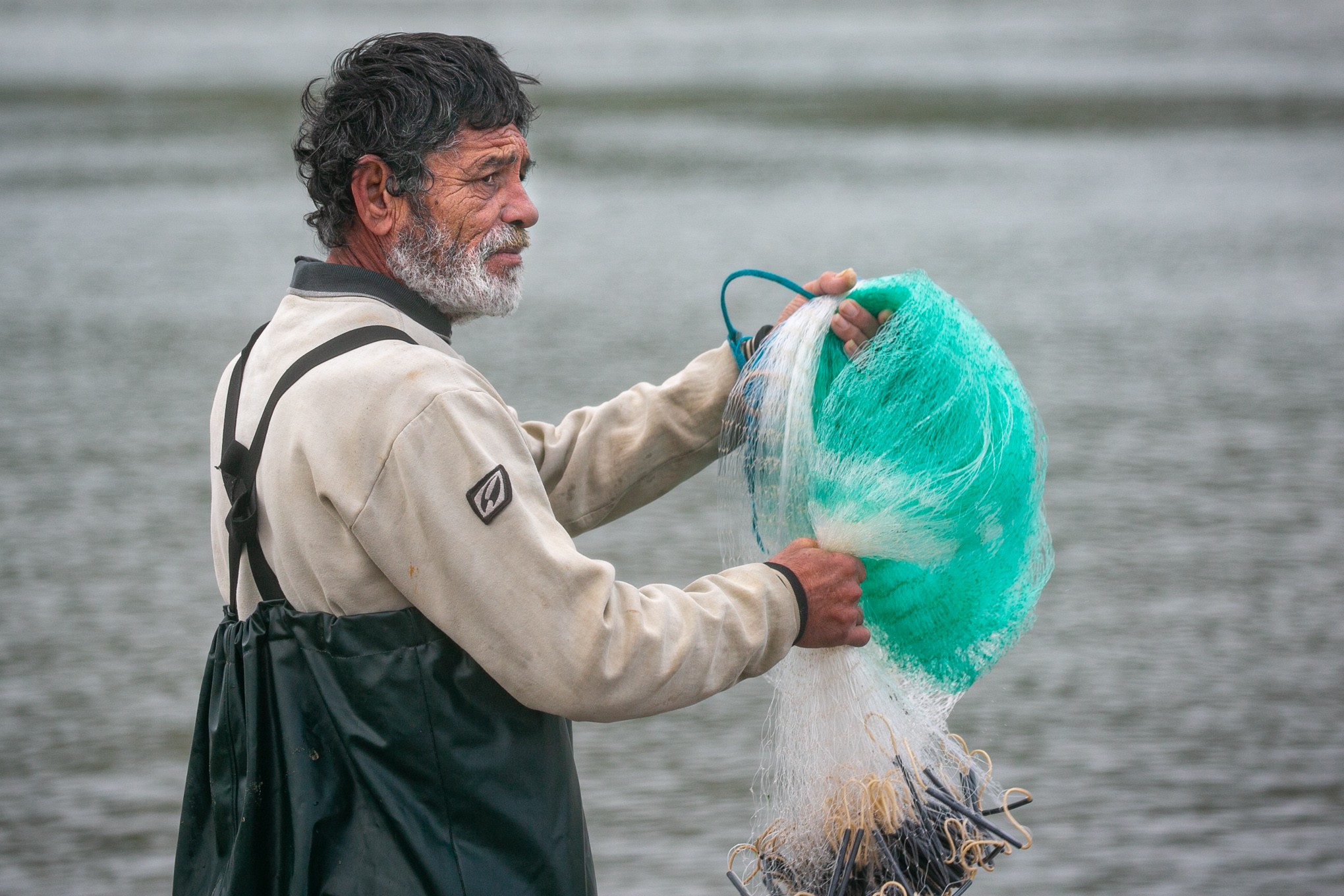 Pescador em Laguna