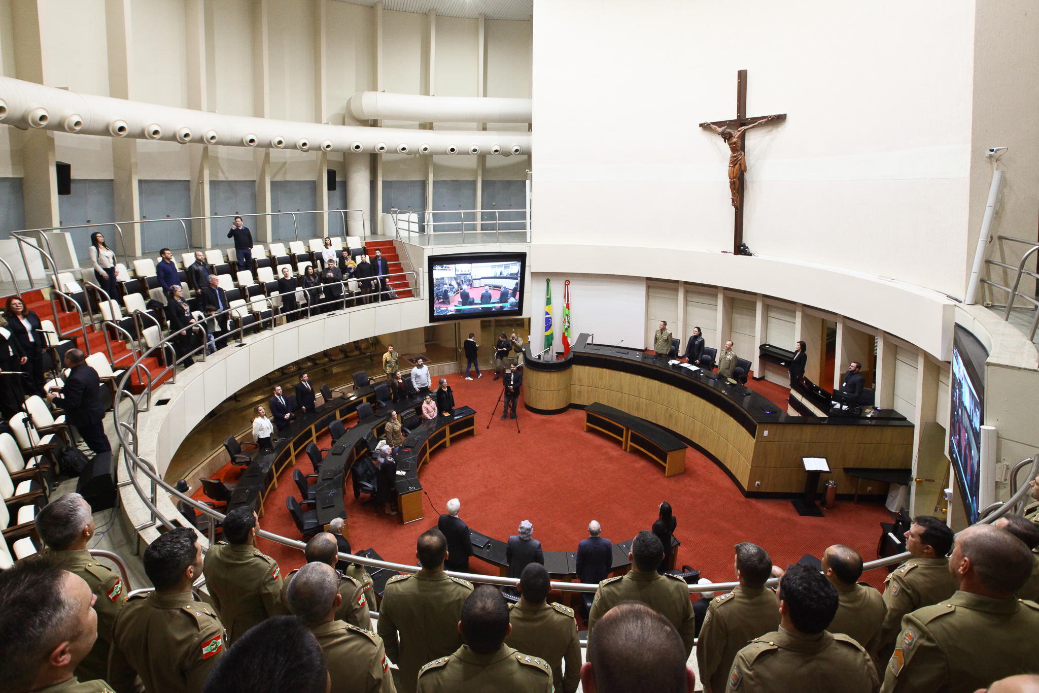 Sessão Especial em comemoração dos 45 anos da Polícia Militar Rodoviária do Estado de Santa Catarina