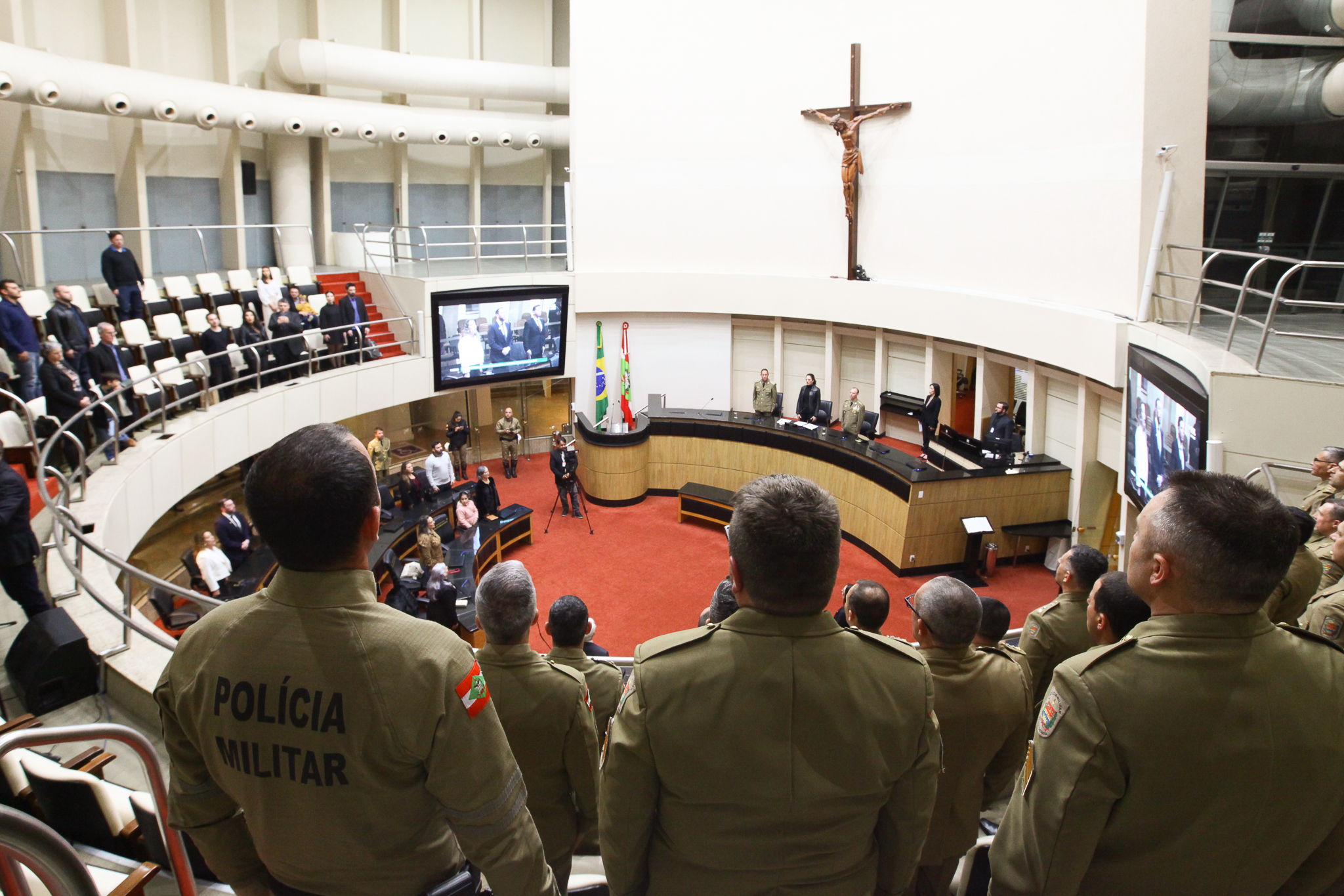 Sessão Especial em comemoração dos 45 anos da Polícia Militar Rodoviária do Estado de Santa Catarina