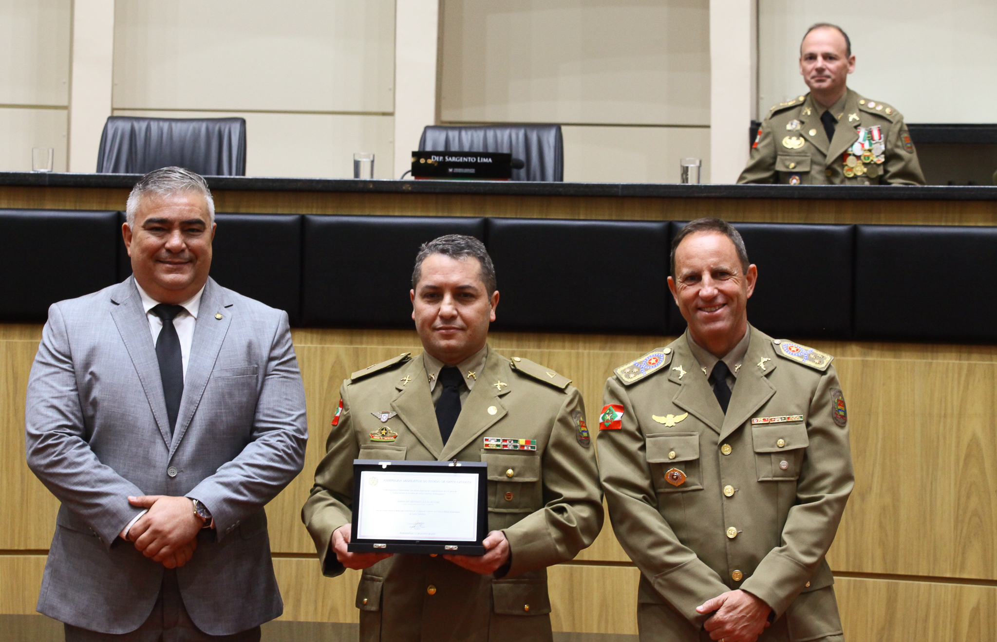 Sessão Especial em comemoração dos 45 anos da Polícia Militar Rodoviária do Estado de Santa Catarina