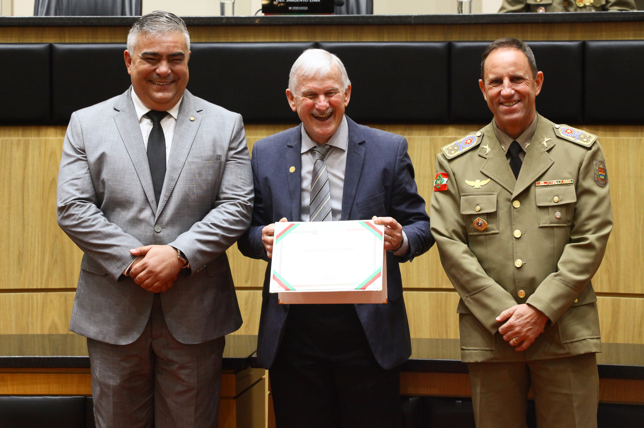 Sessão Especial em comemoração dos 45 anos da Polícia Militar Rodoviária do Estado de Santa Catarina