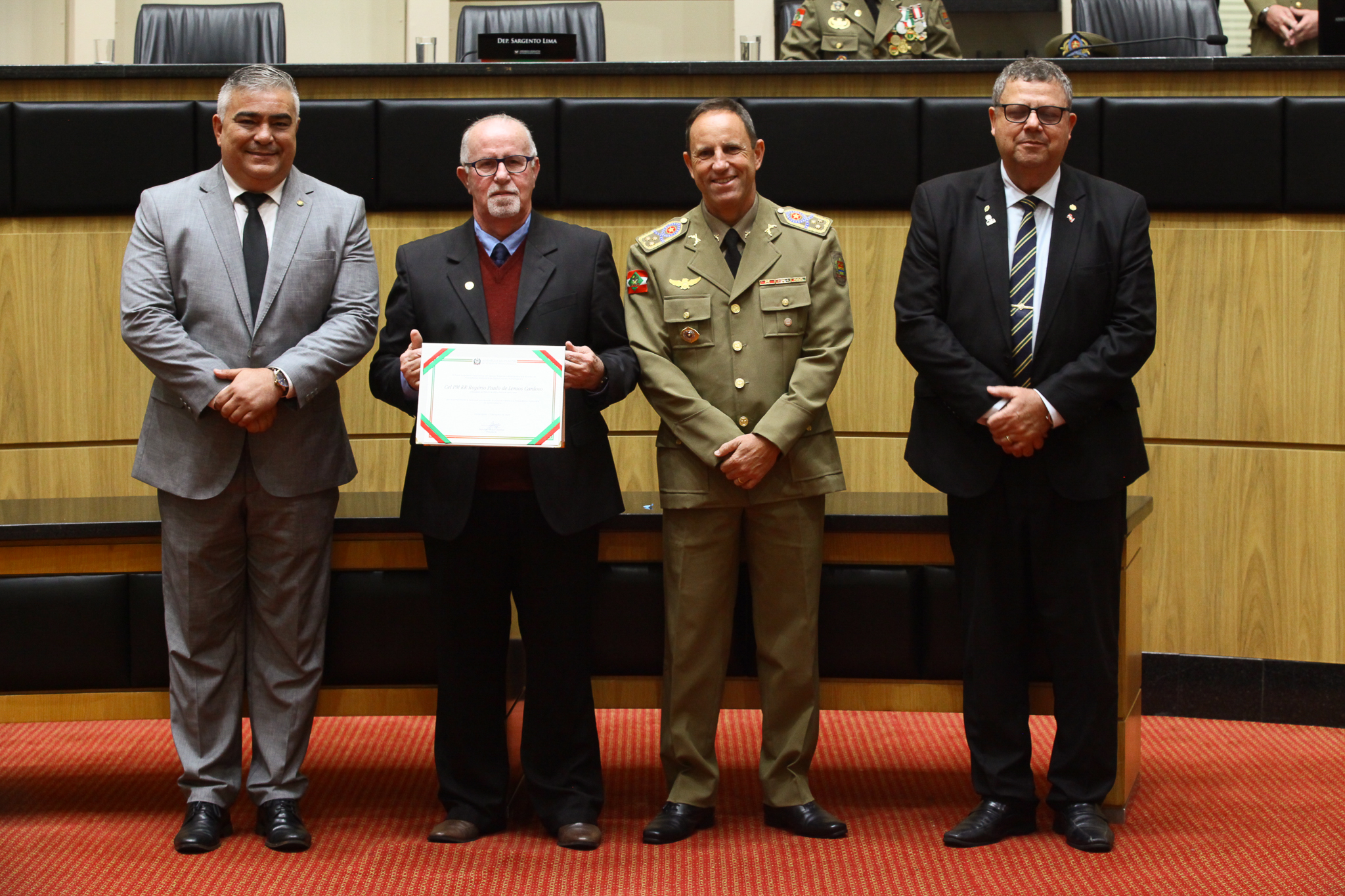 Sessão Especial em comemoração dos 45 anos da Polícia Militar Rodoviária do Estado de Santa Catarina