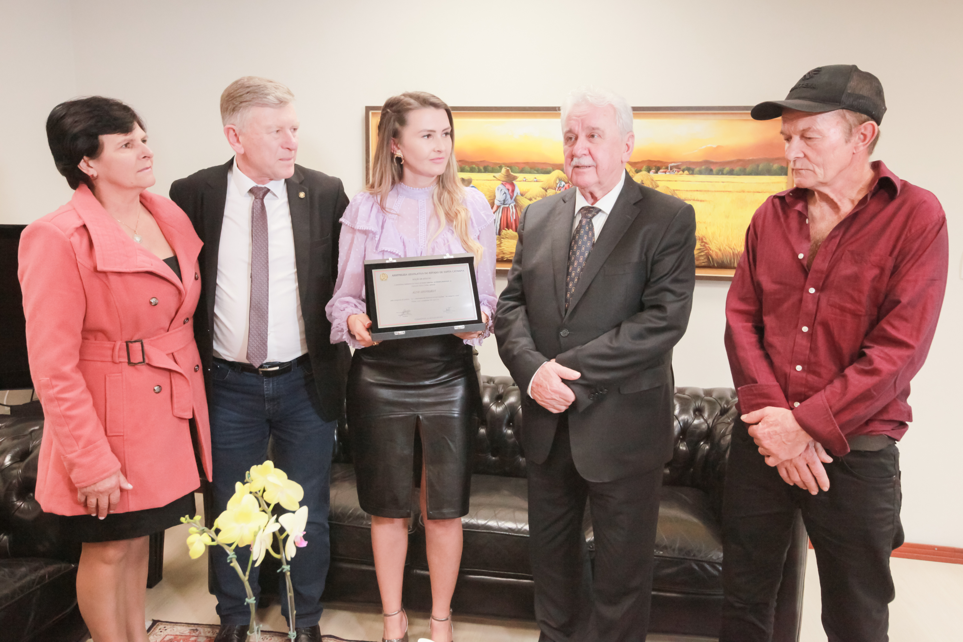- Deputado Milton Hobus (PSD) - Aline Leonhardt -  - Deputado Moacir Sopelsa (MDB)