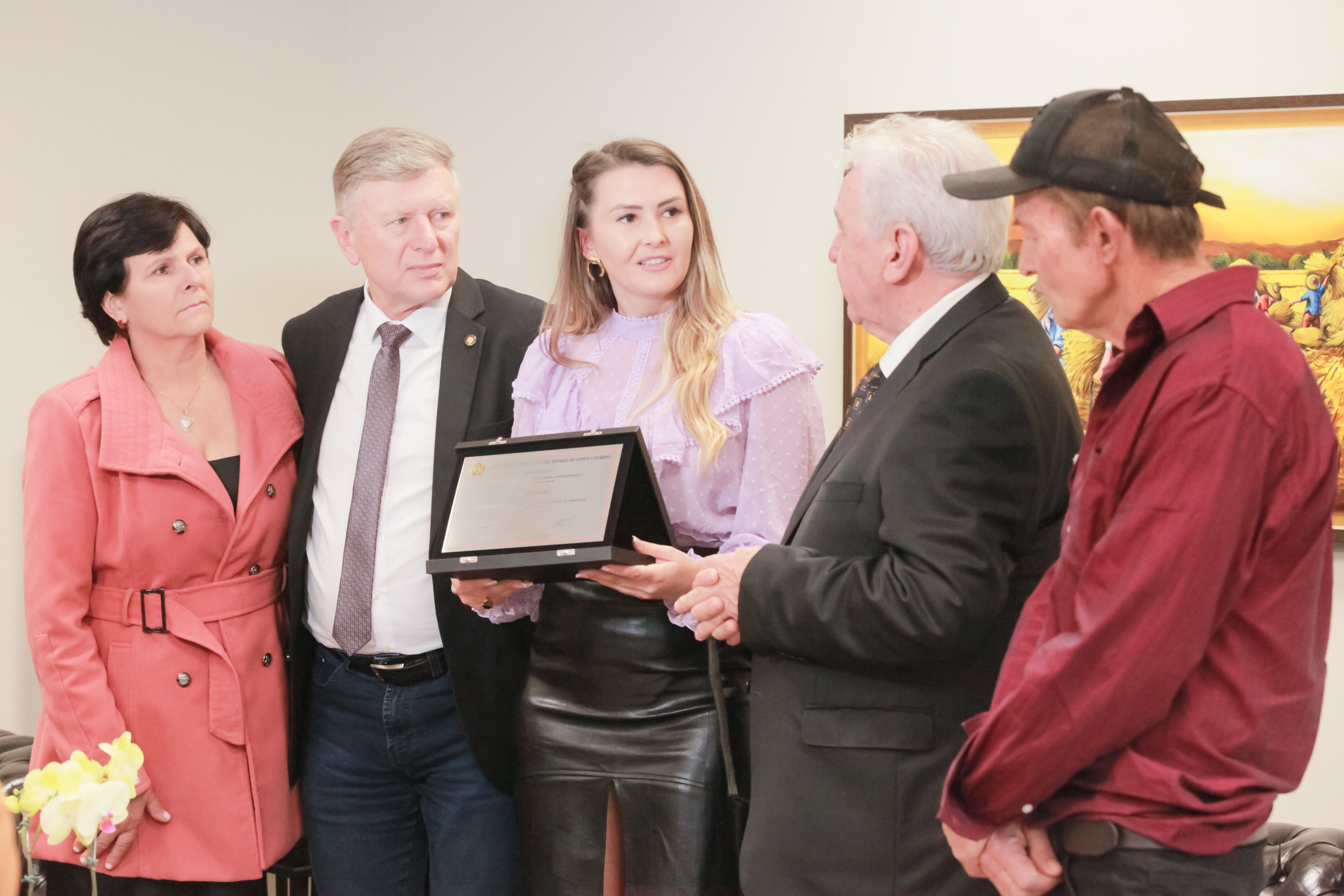 - Deputado Milton Hobus (PSD) - Aline Leonhardt -  - Deputado Moacir Sopelsa (MDB)