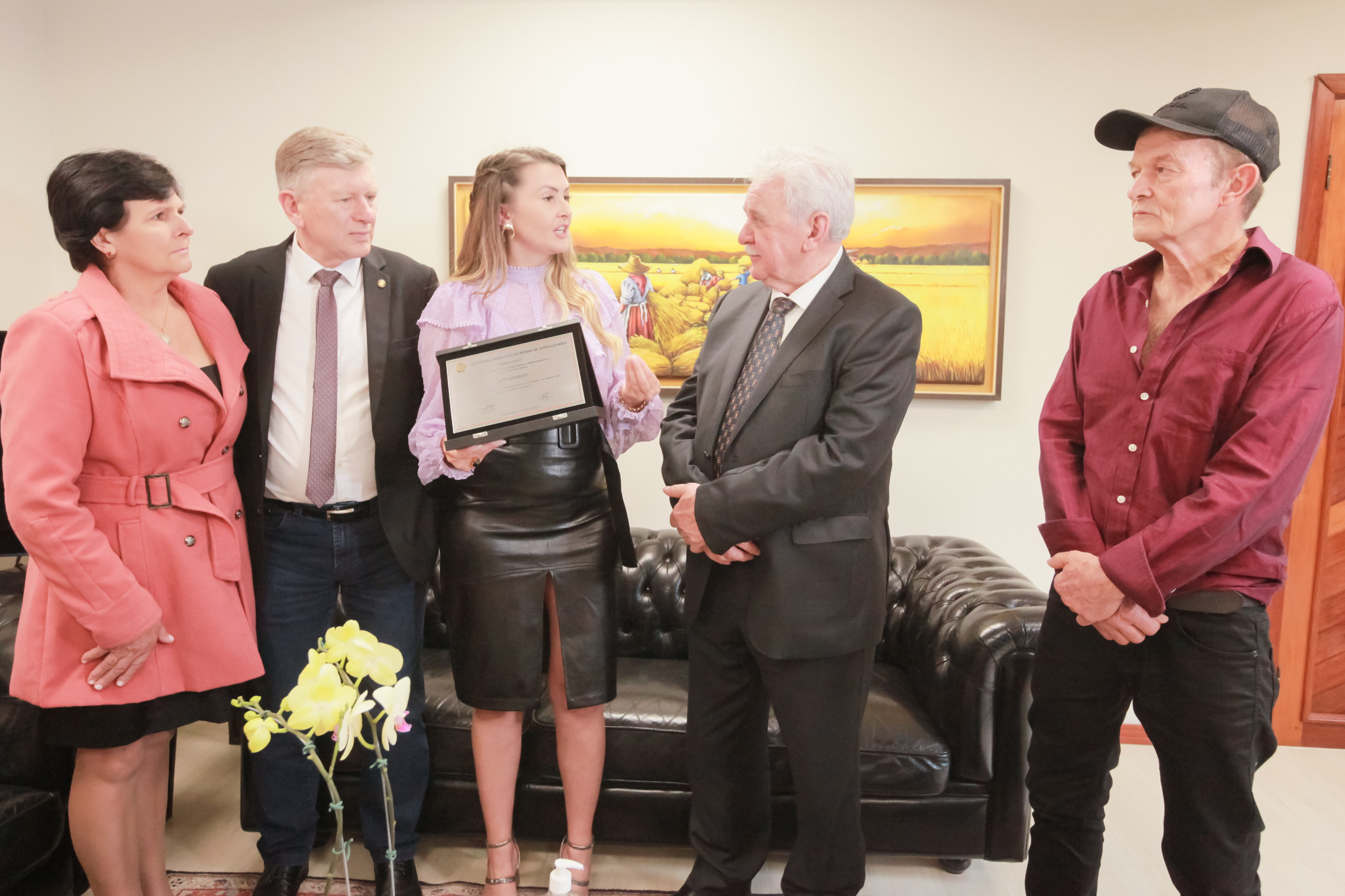 - Deputado Milton Hobus (PSD) - Aline Leonhardt -  - Deputado Moacir Sopelsa (MDB)