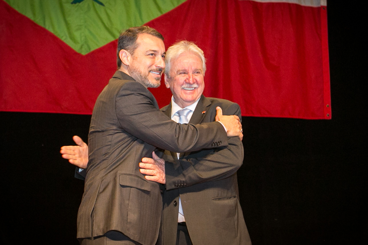 Governador Carlos Moises e Deputado Moacir Sopelsa (MDB)