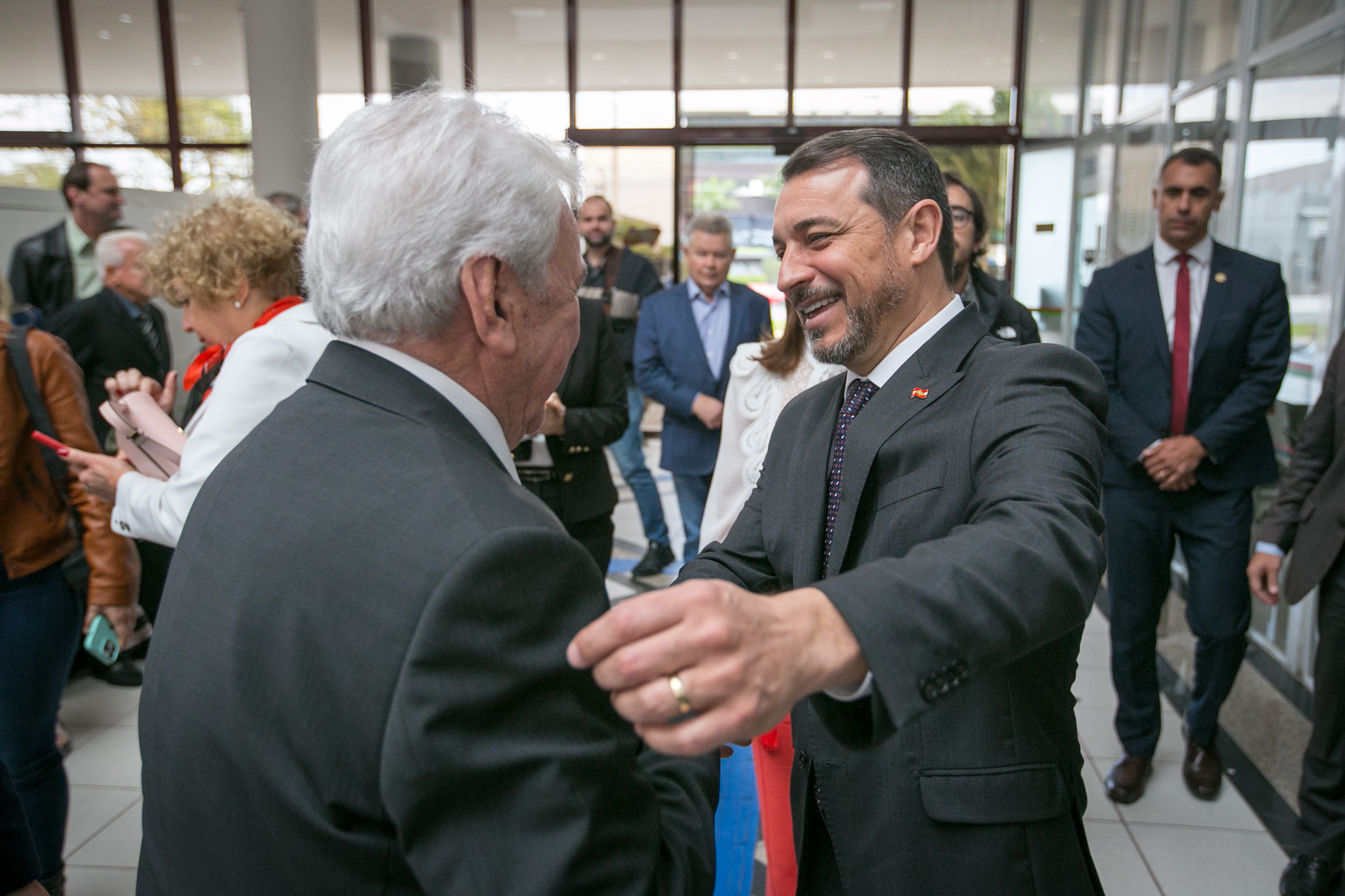 Governador Carlos Moises e Deputado Moacir Sopelsa (MDB)