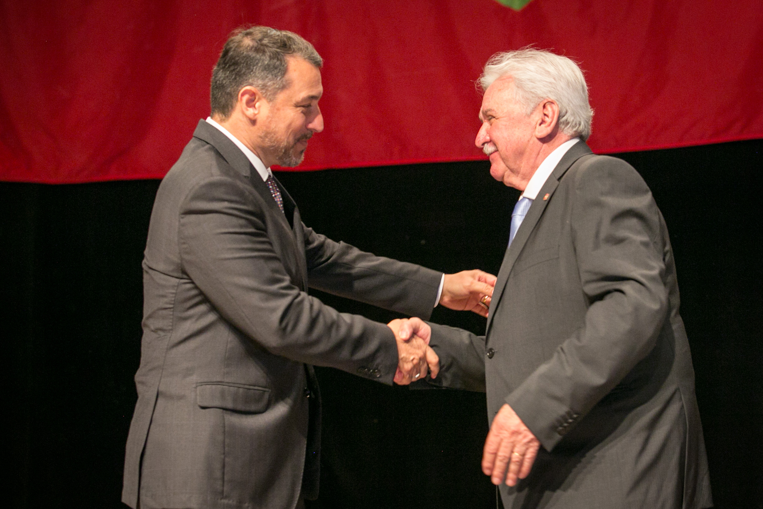 Governador Carlos Moises e Deputado Moacir Sopelsa (MDB)