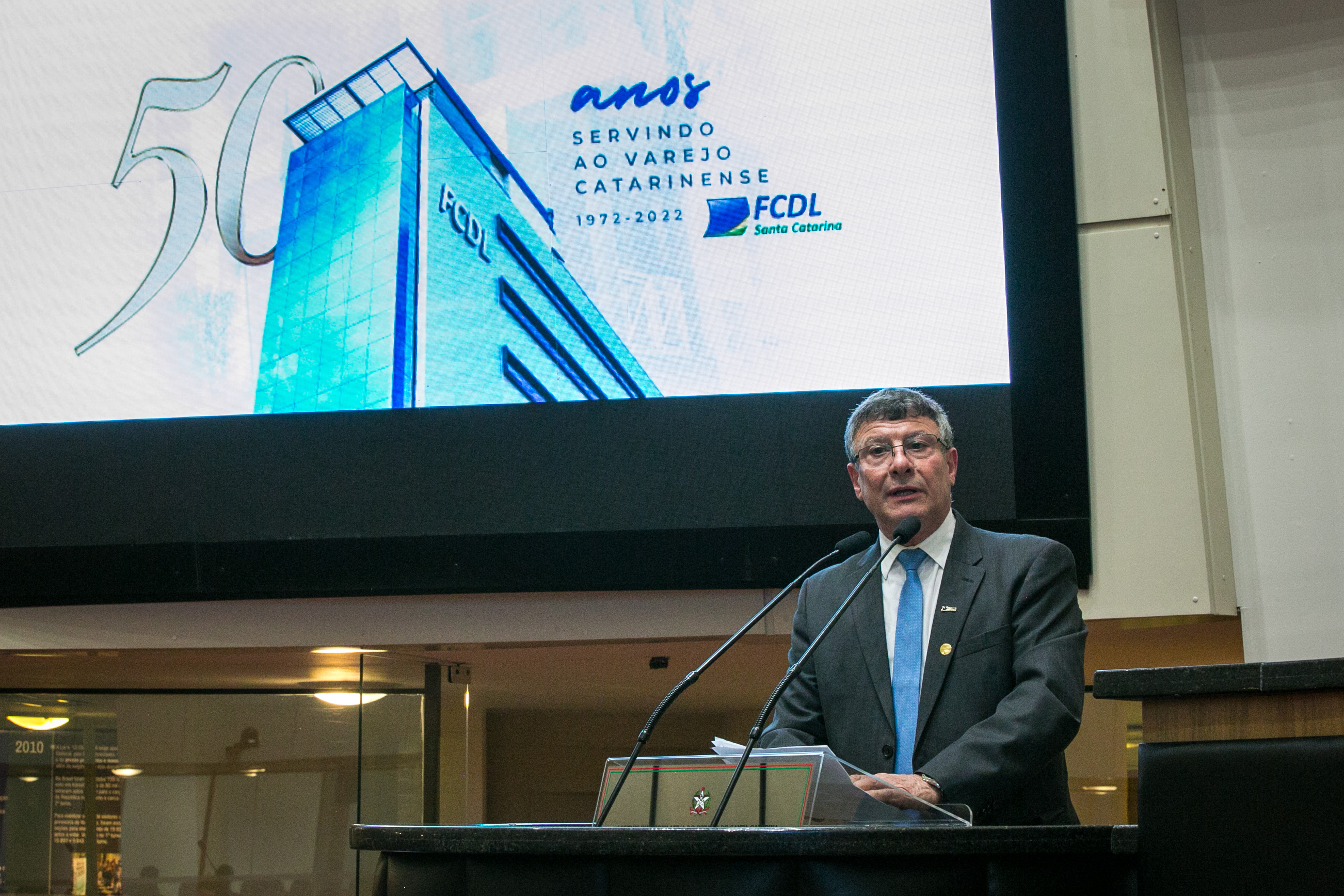Presidente da FCDL/SC, Ivan Tauffer