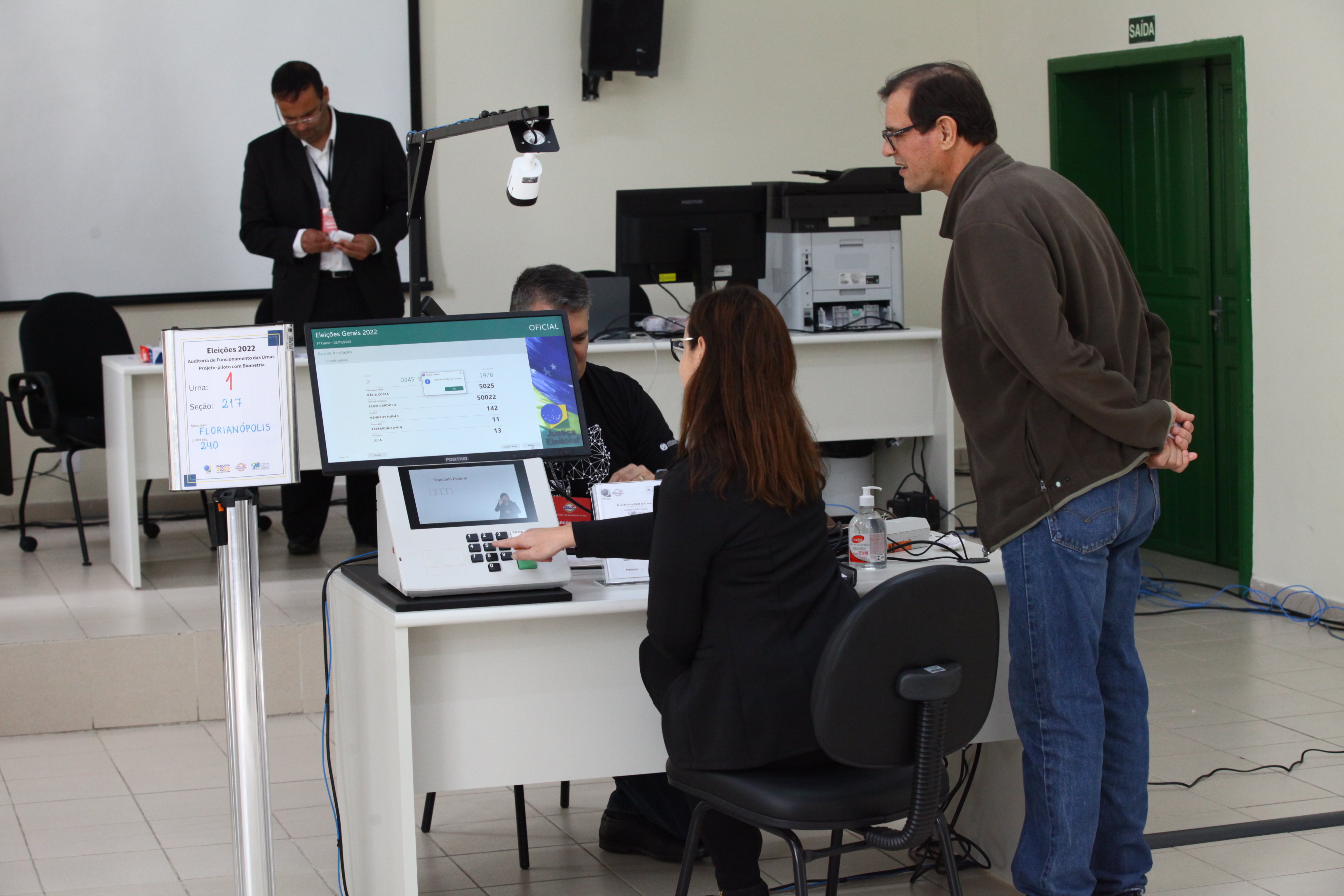 Eleições 2022 - Teste de Biometria