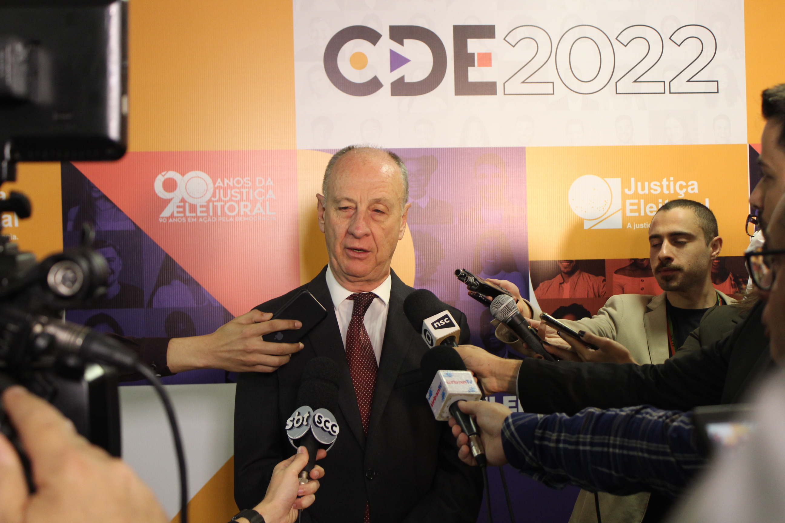 Eleições 2022 - Balanço Matutino - desembargador Leopoldo Brüggemann, presidente do TRE-SC.