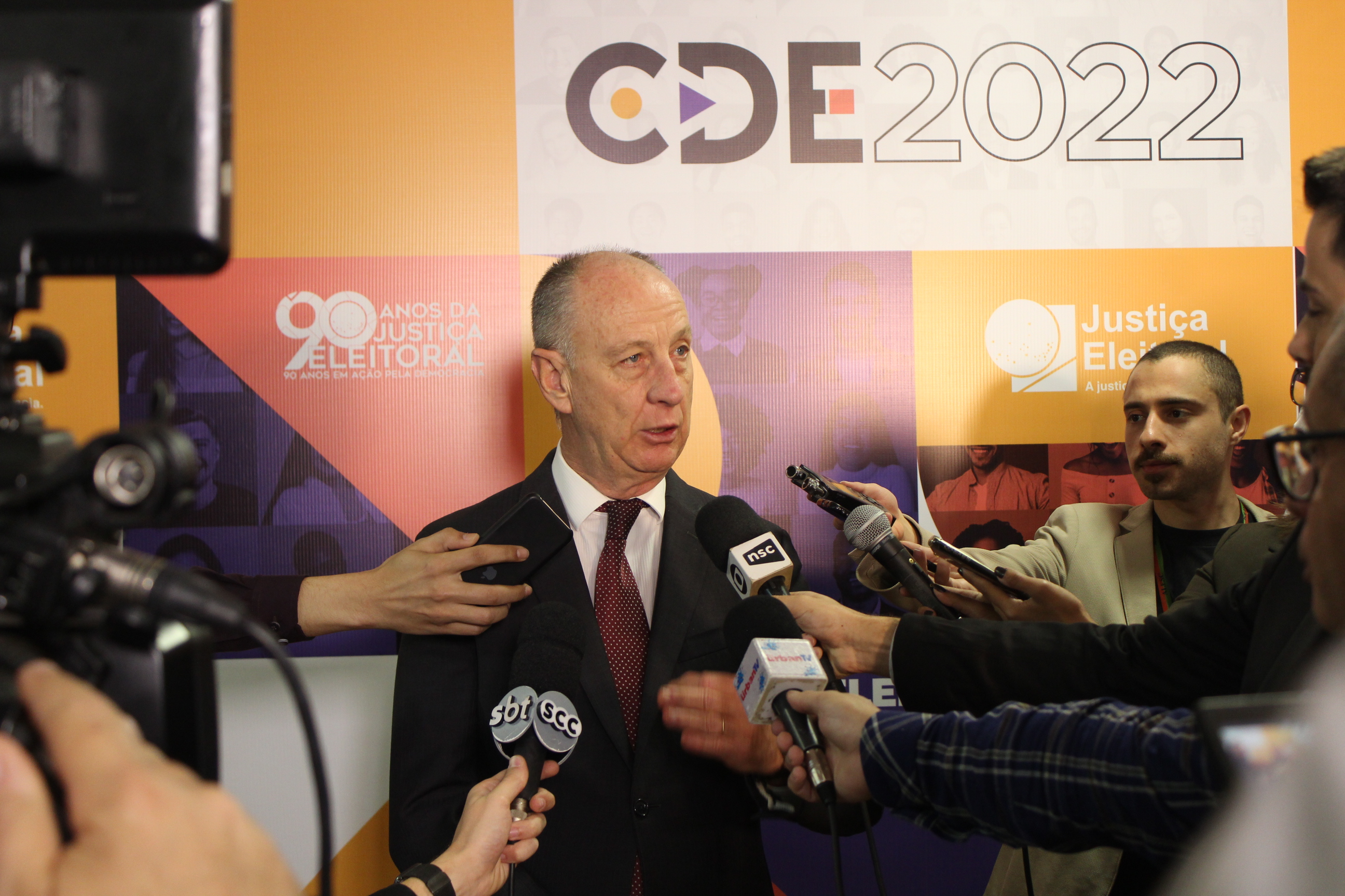 Eleições 2022 - Balanço Matutino - desembargador Leopoldo Brüggemann, presidente do TRE-SC.