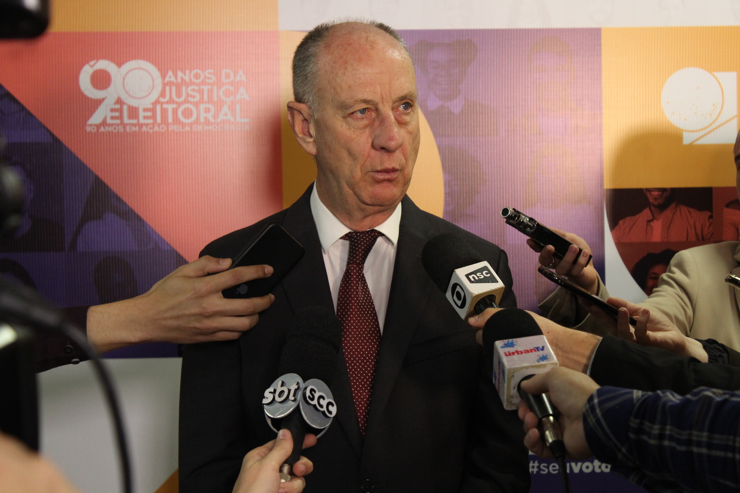 Eleições 2022 - Balanço Matutino - desembargador Leopoldo Brüggemann, presidente do TRE-SC.