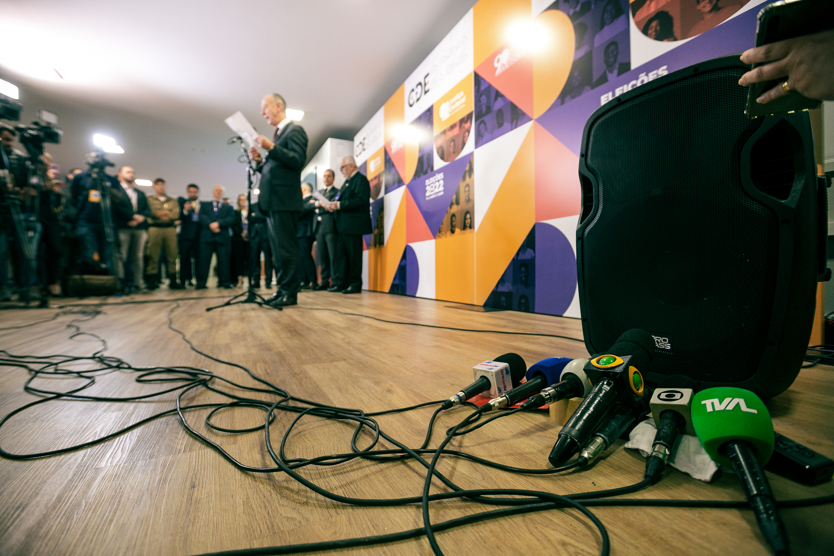 ELEIÇÕES 2022 – Final da apuração e Entrevista Coletiva com o Presidente e o Vice-presidente do TRE-