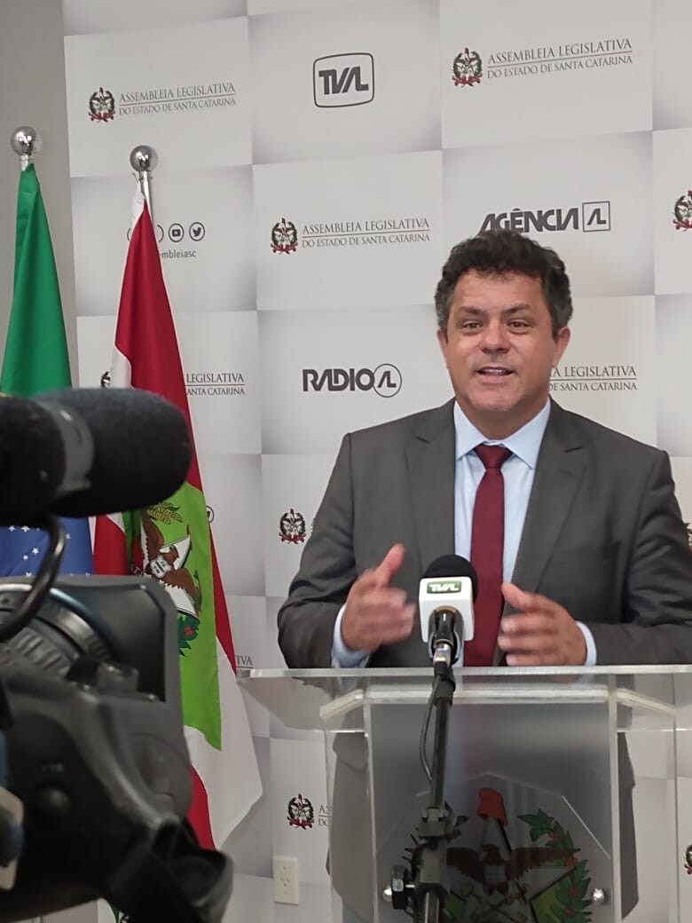 Deputado Ivan Naatz, lider da bancada do PL.