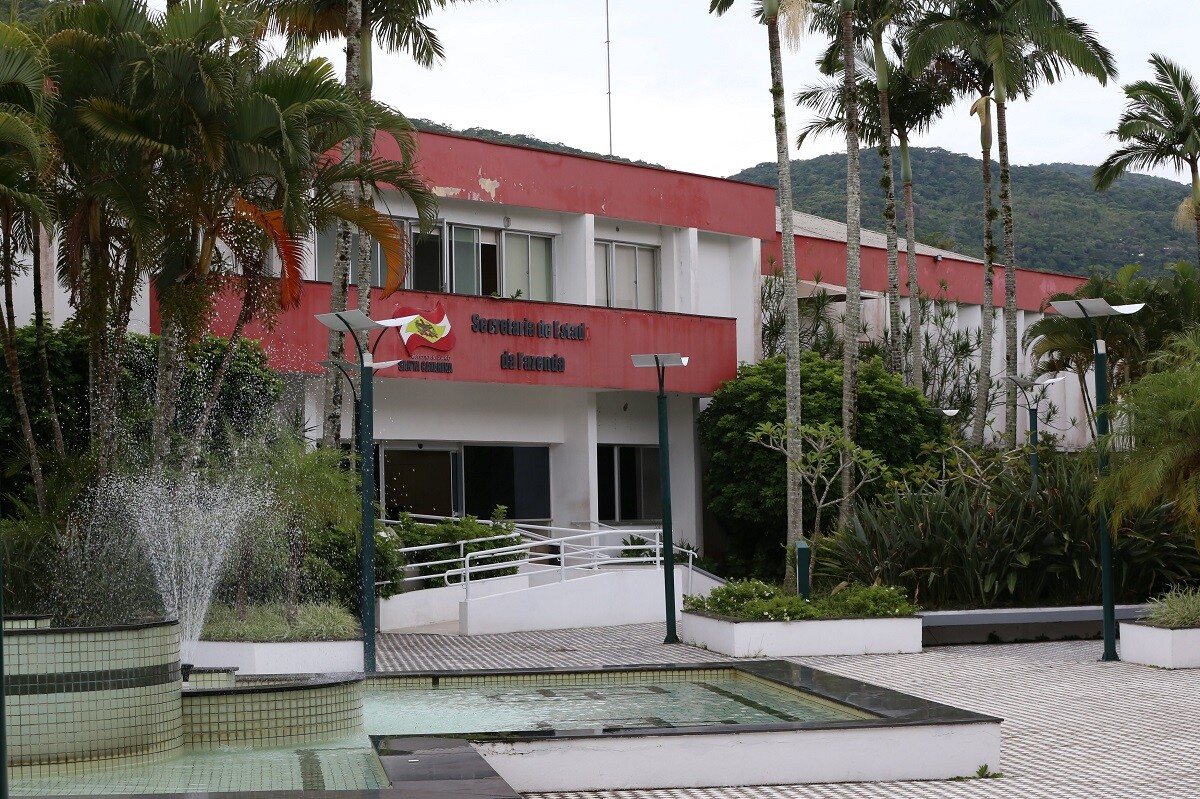 Sede da Secretaria de Estado da Fazenda, em Florianópolis. FOTO: Mauricio Vieira/Secom