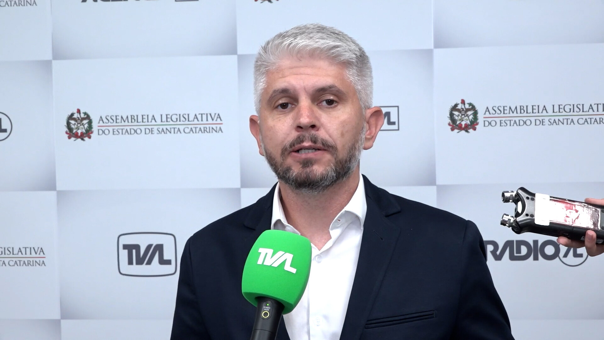 Delegado Egídio Ferrari, eleito deputado estadual pelo PTB com 34.912 votos. FOTO: Reprodução/TVAL