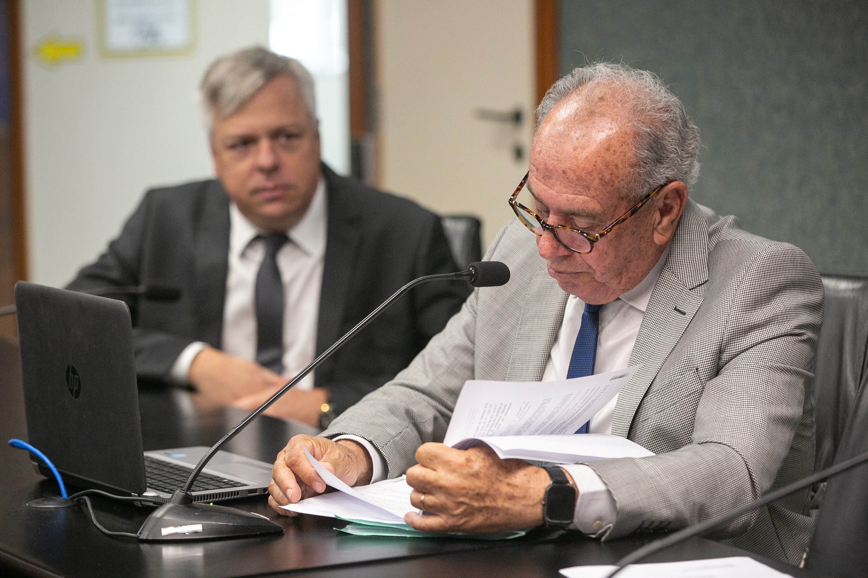 Deputado Fabiano da Luz (PT) e Deputado Nazareno Martins (Podemos)