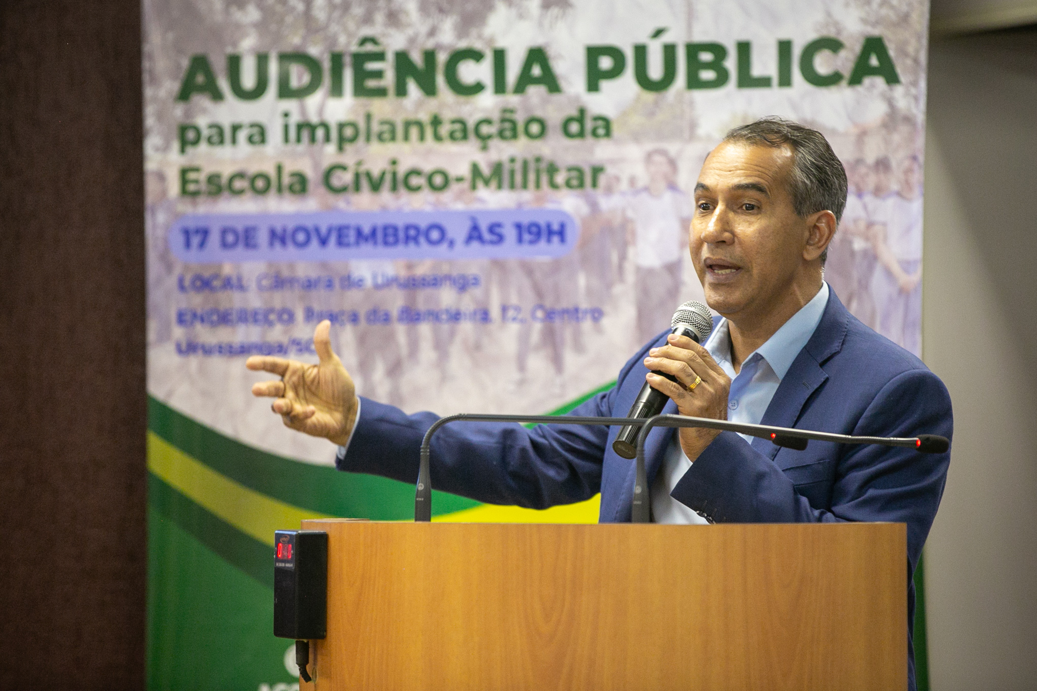 AUDIÊNCIA PÚBLICA – Escola Cívico-Militar em Urussanga