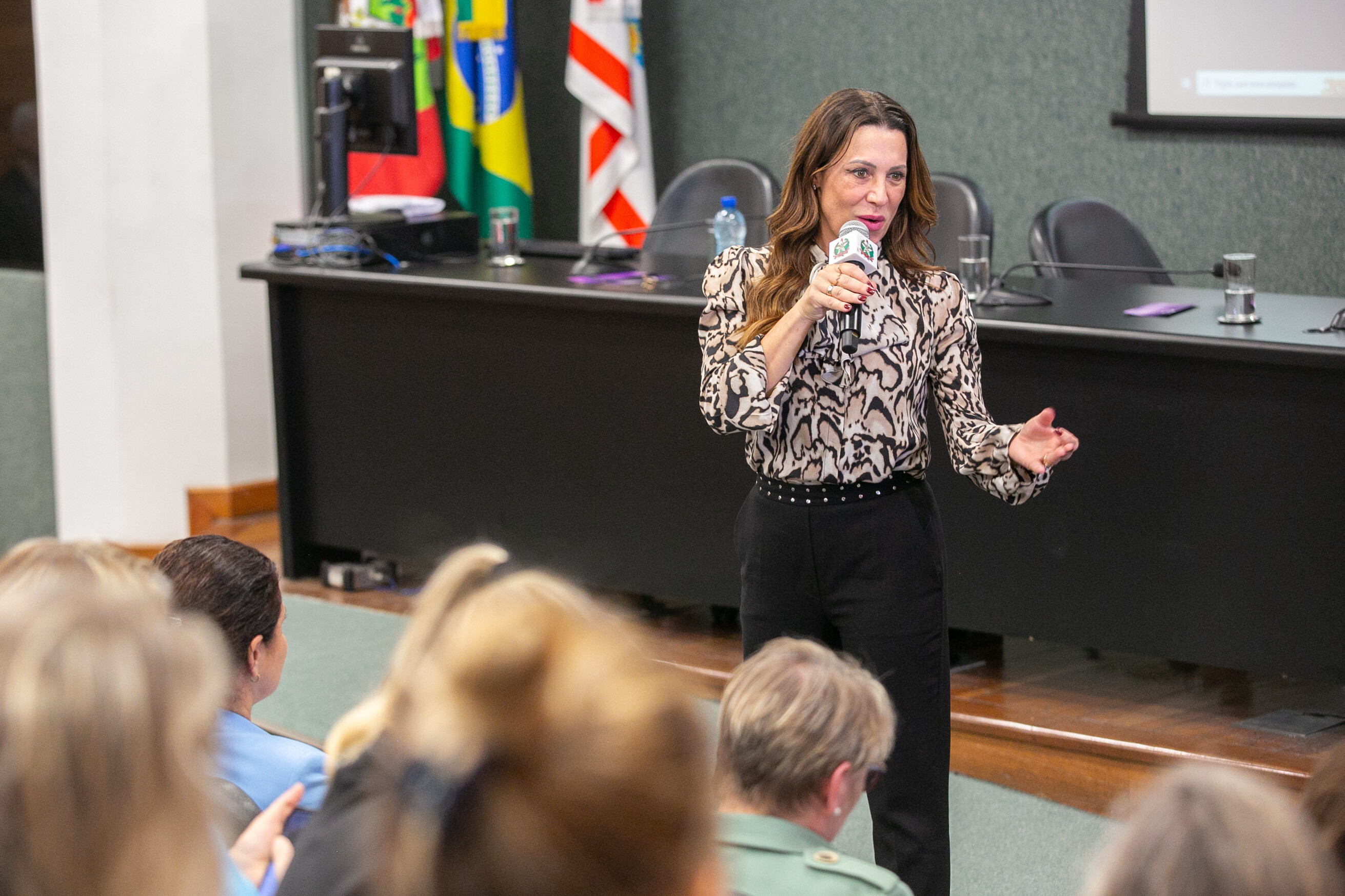 Palestra aborda os desafios no combate à violência contra a mulher