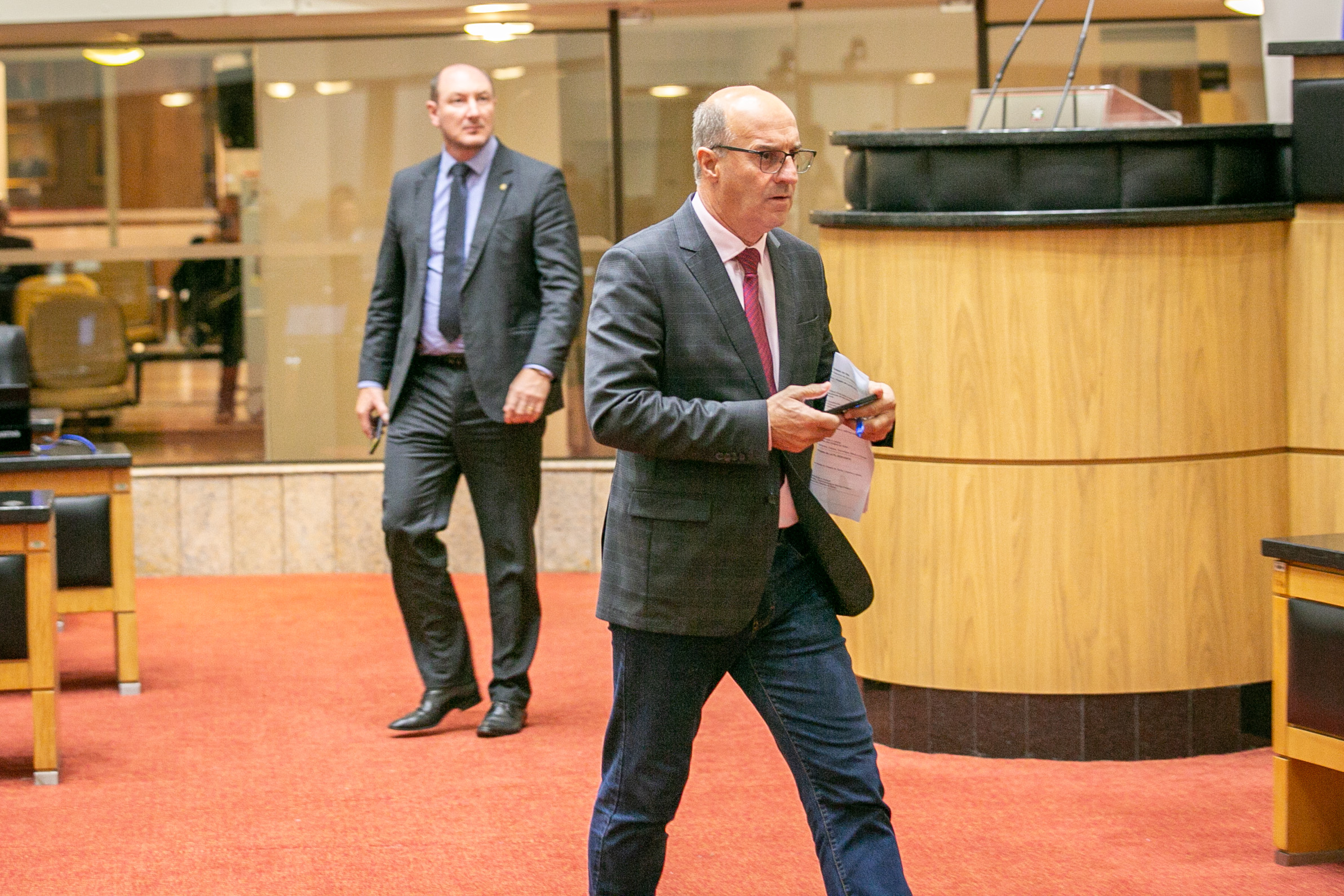 Deputado Mauro de Nadal (MDB) e Deputado José Milton Scheffer (PP)
