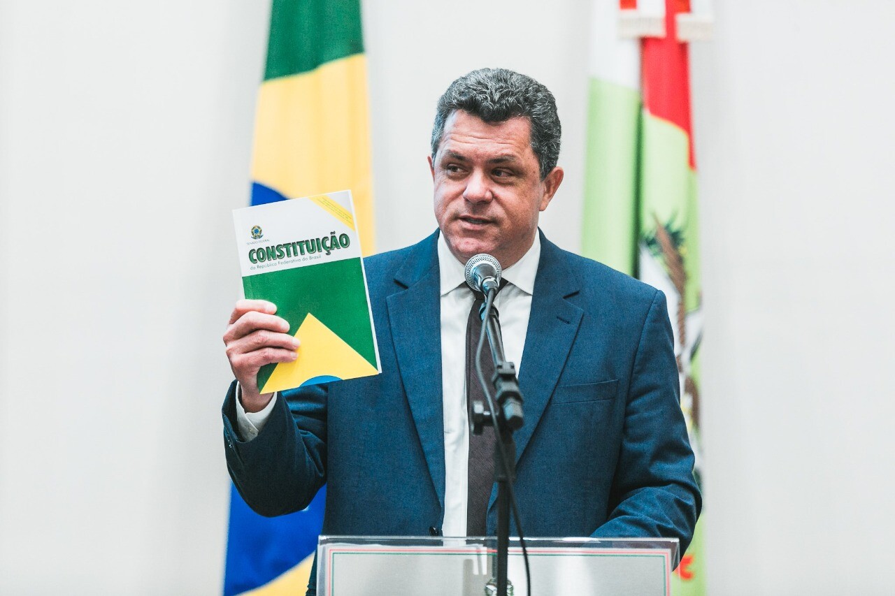 Deputado Ivan Naatz , líder da bancada do PL na Alesc.