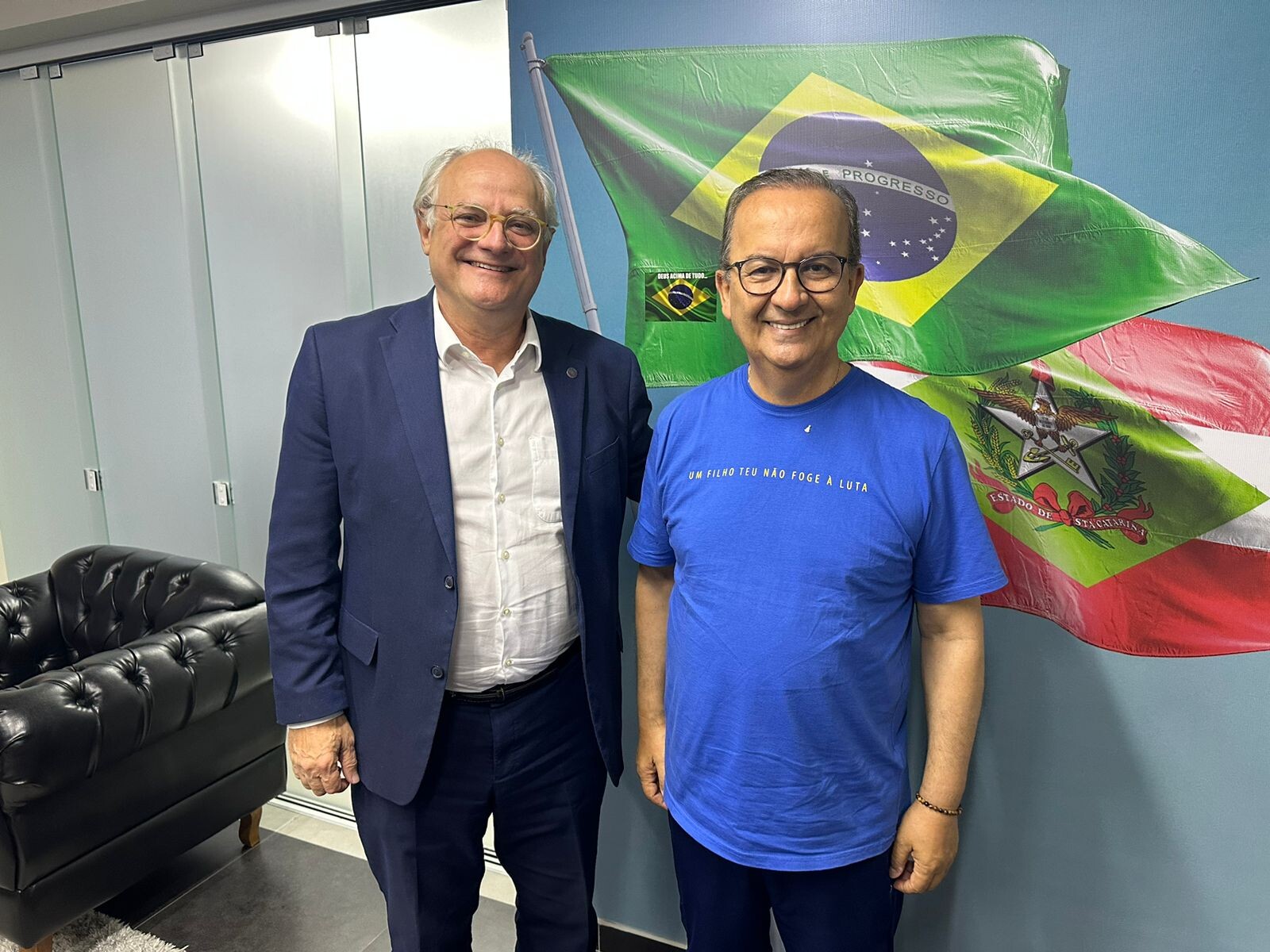 Deputado Dr. Vicente e governador eleito Jorginho Mello