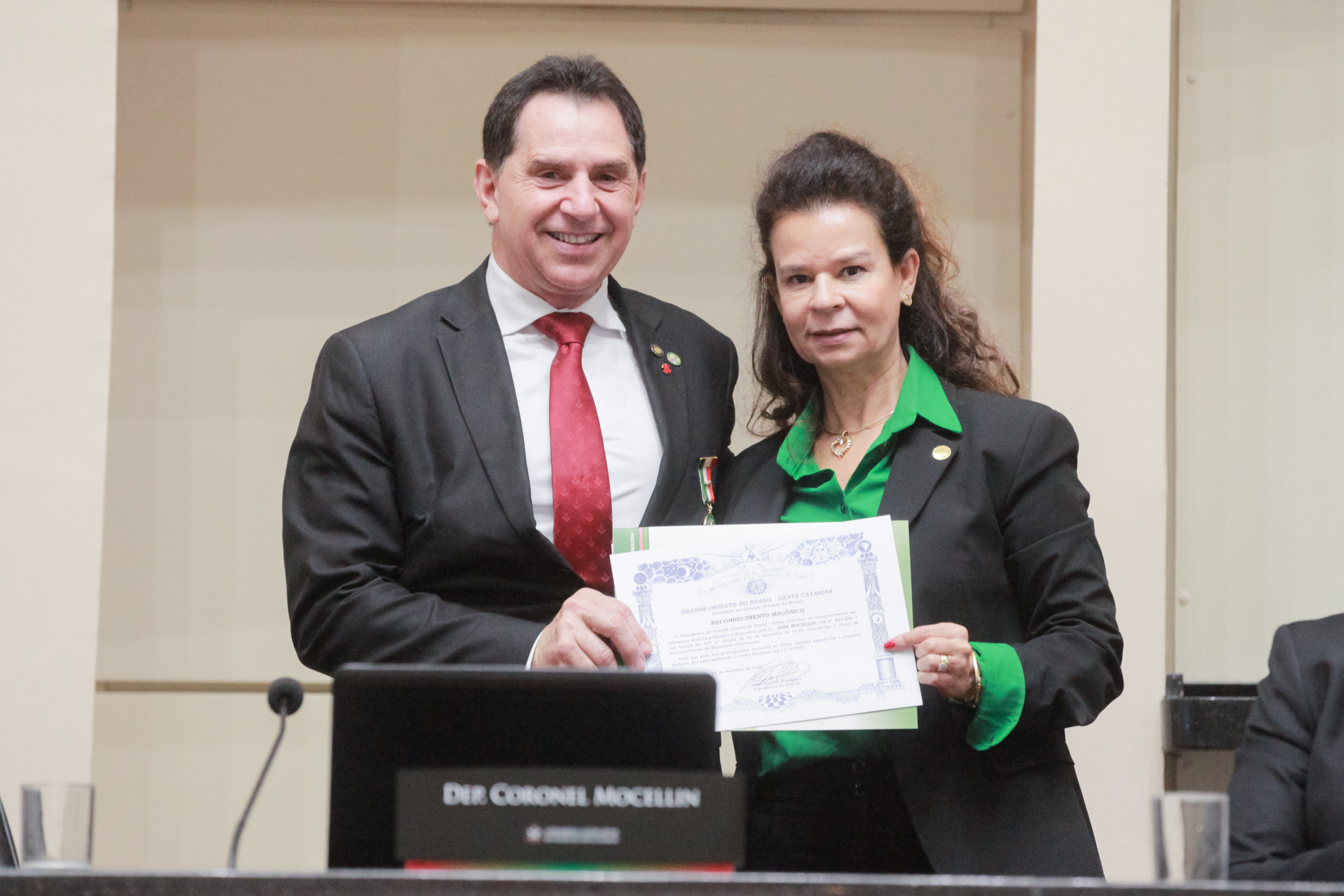 - Deputado Coronel Onir Mocelin (Republicanos)
