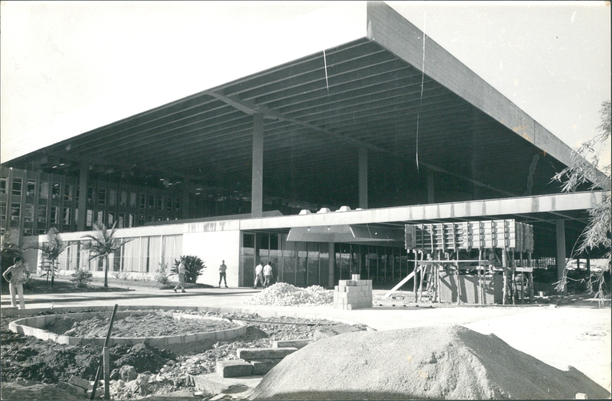 Segunda reforma da fachada, realizada na década de 1980.