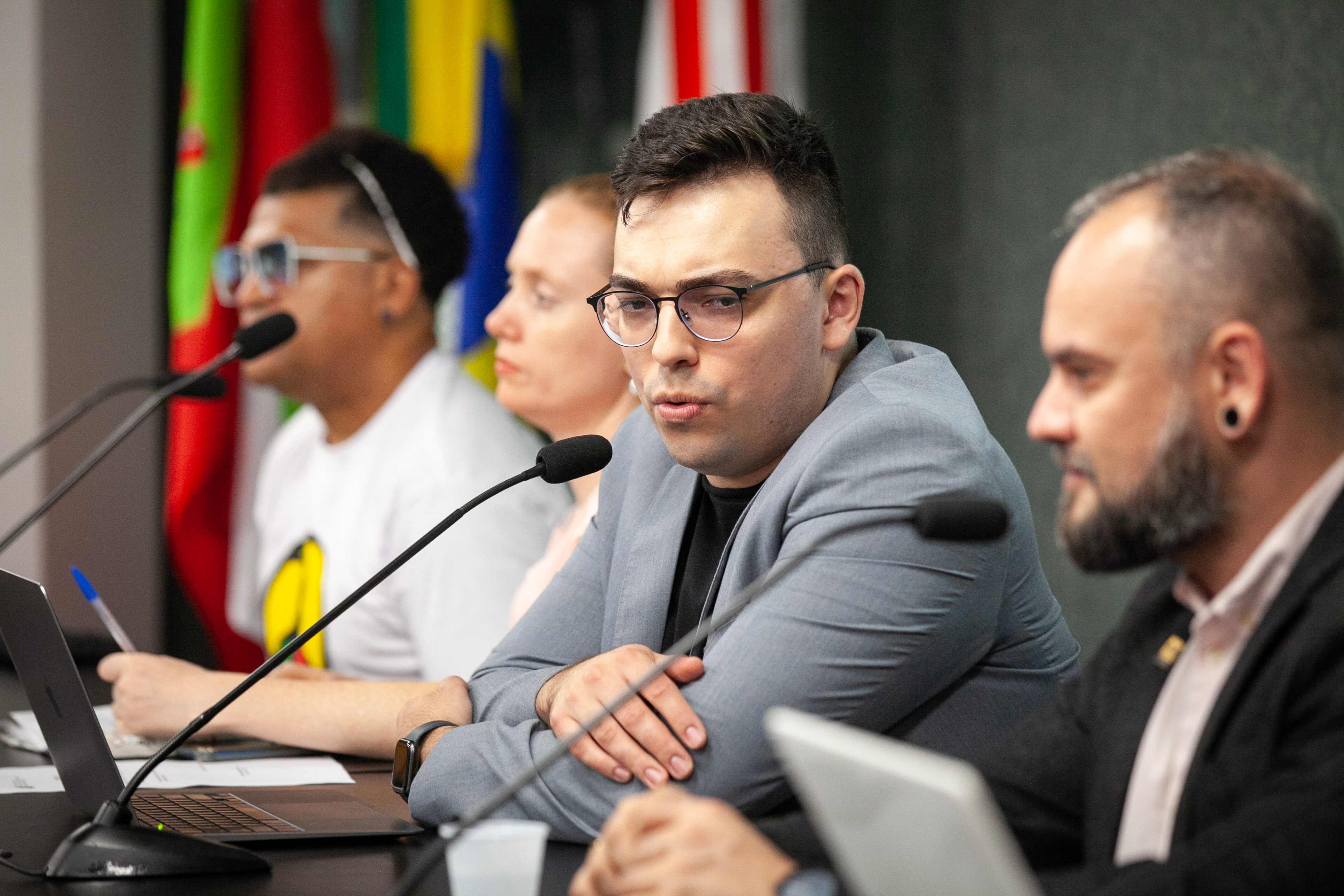 Silney de Aquino, presidente do Conjuve SC