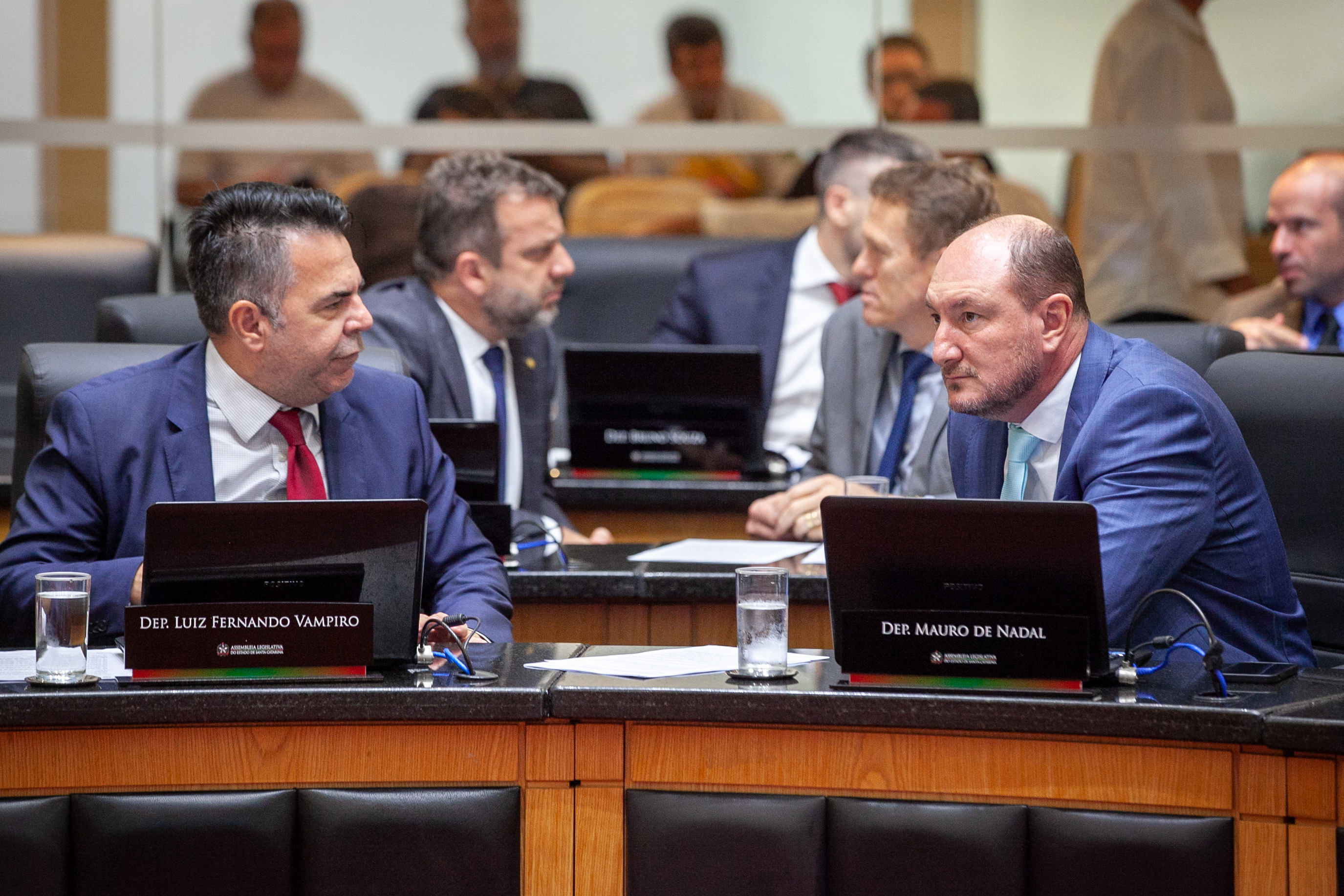 Deputado Luiz Fernando Vampiro (MDB) e Deputado Mauro de Nadal (MDB)