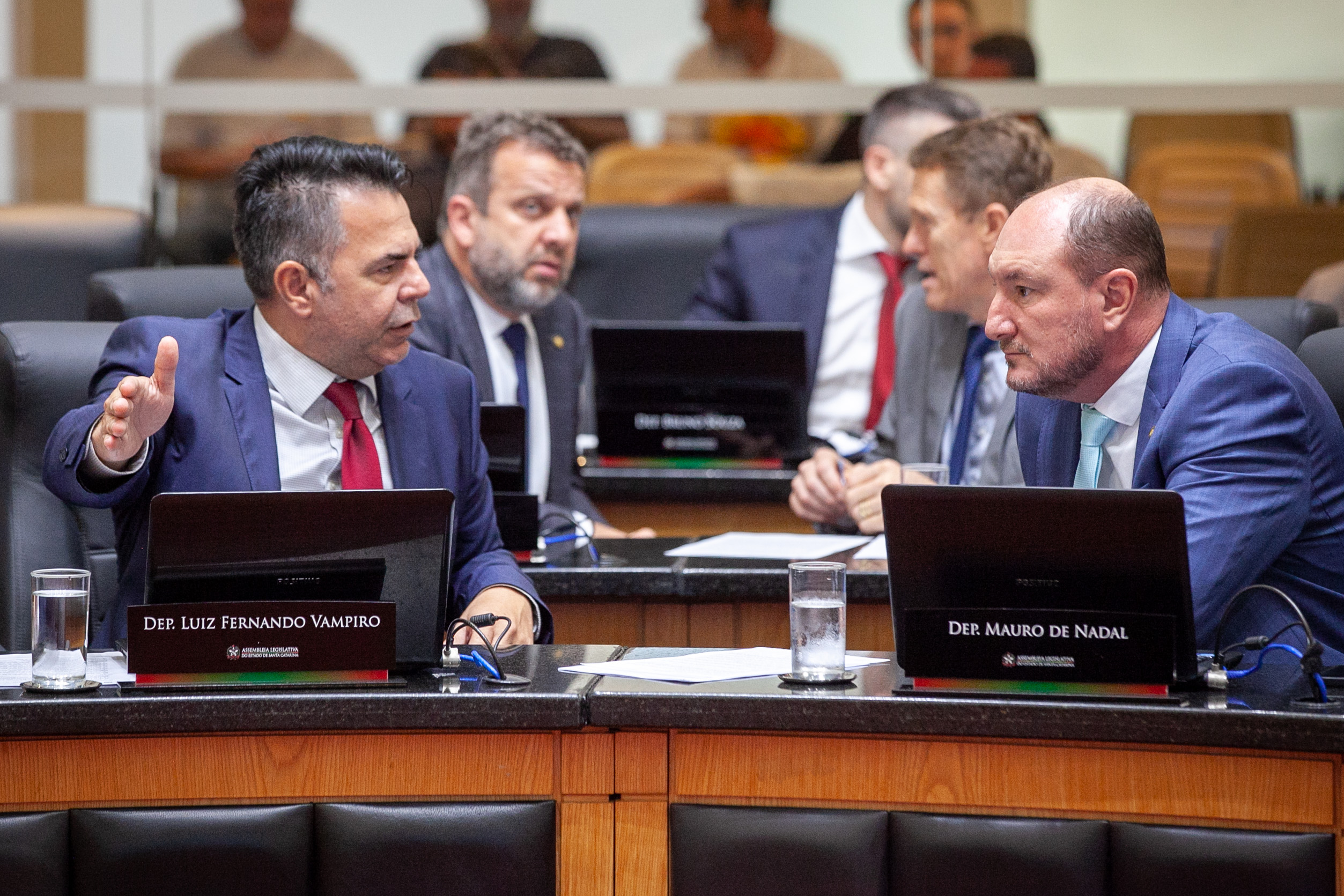 Deputado Luiz Fernando Vampiro (MDB) e Deputado Mauro de Nadal (MDB)